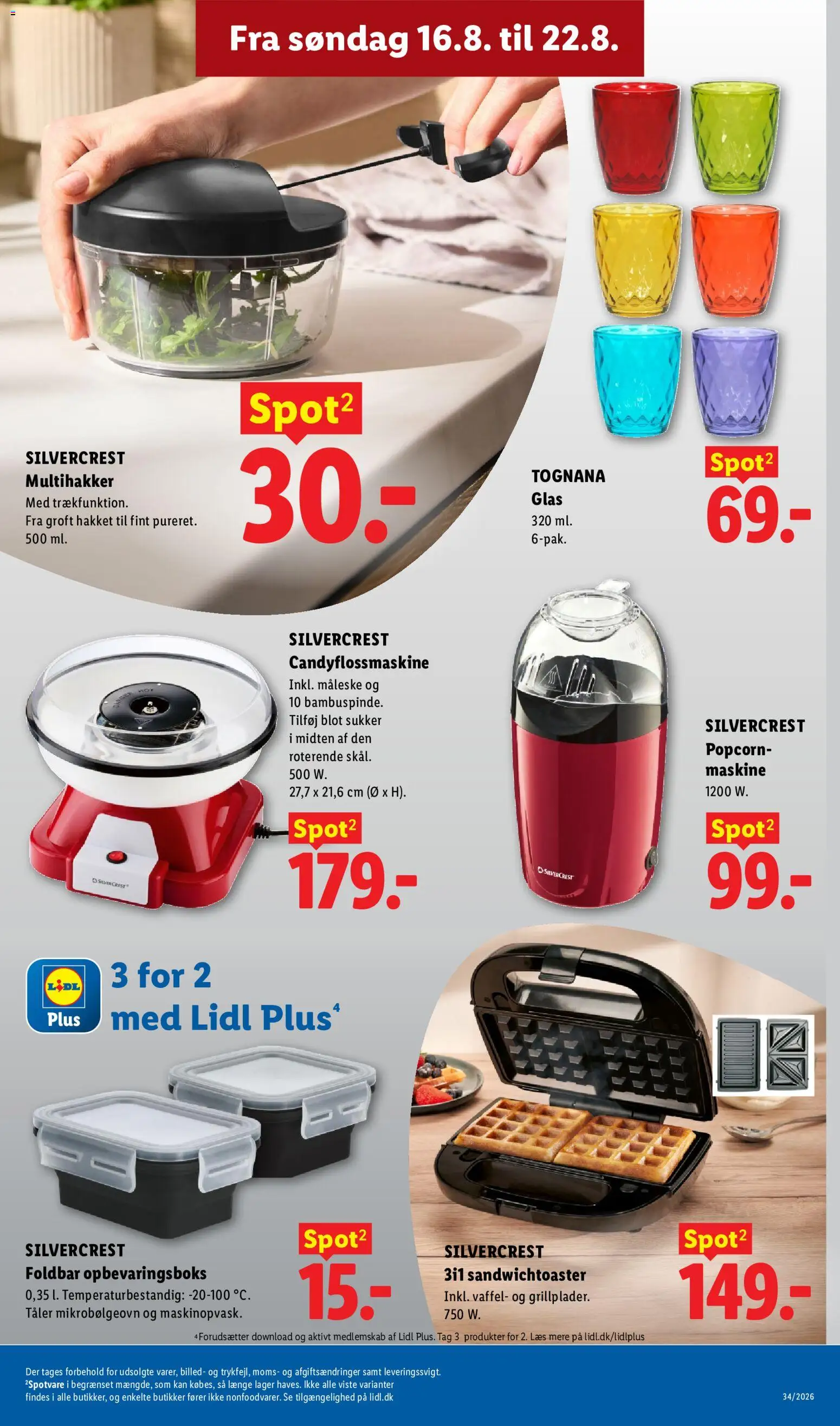 Lidl tilbudsavis – gyldig fra 16/08/2026 | Side: 26 | Produkter: Popcorn, Sukker, Søm, Mikrobølgeovn