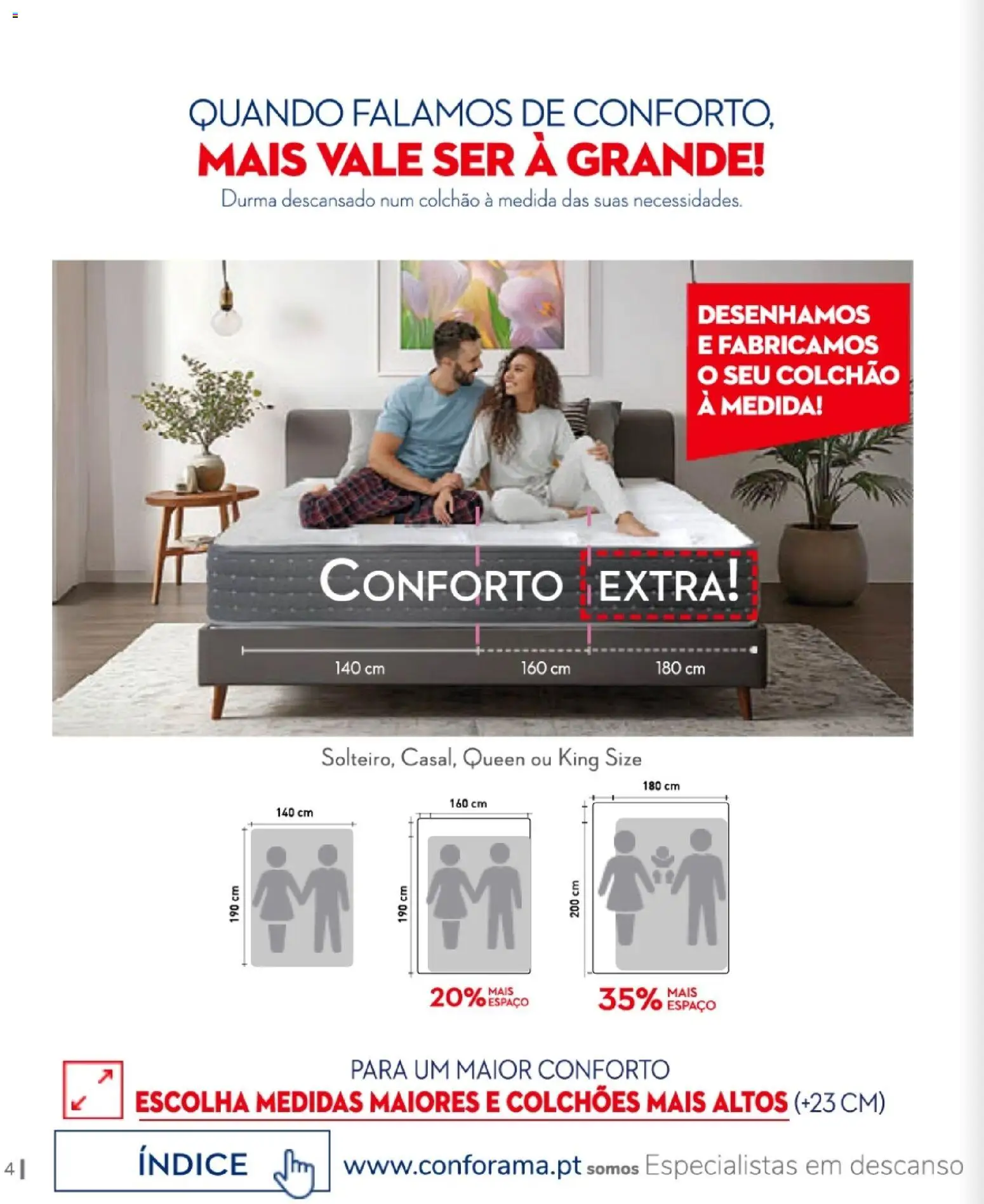 Conforama Camitis │ válido de 06/08/2026 | Página: 4 | Produtos: Colchões, Colchão