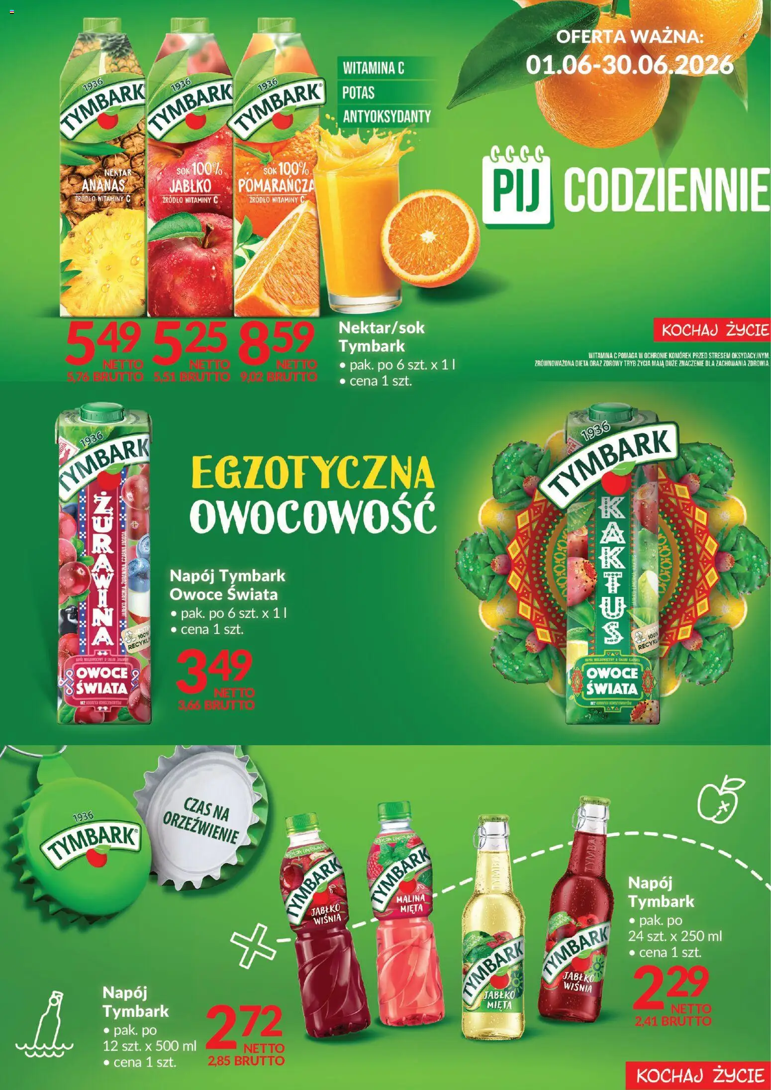 Makro gazetka - Maspex w dostawie od 01.06.2026 | Strona: 1 | Produkty: Malina, Mięta, Sok, Ananas