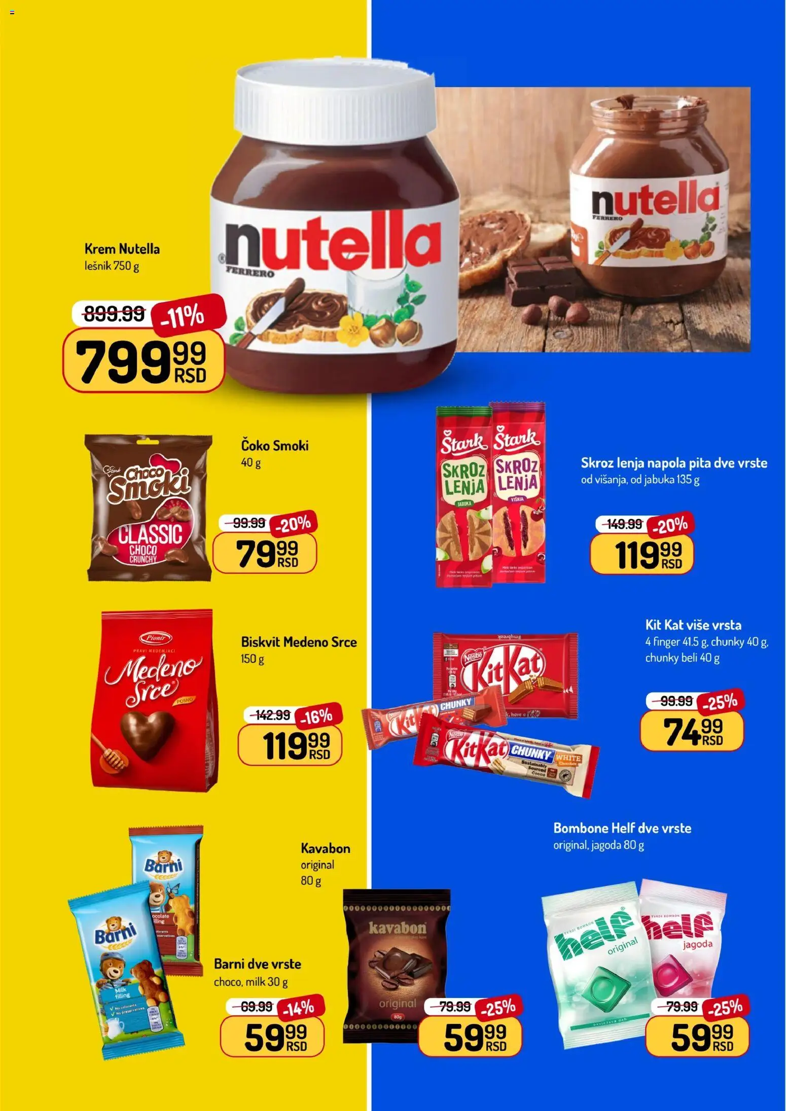 Aman katalog - važi od 08.06.2026 | Strana: 27 | Proizvode: Bombone, Smoki, Medenjaci, Nutella