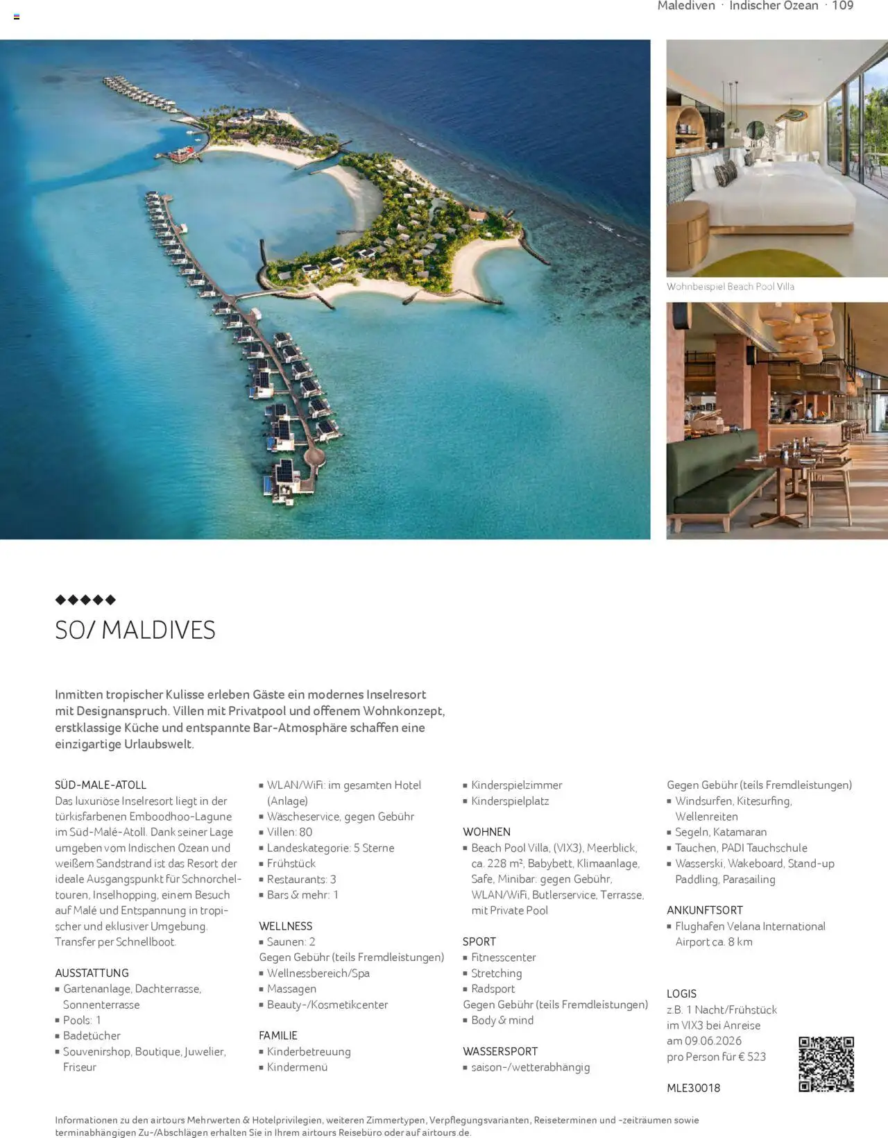 TUI airtours Katalog  Erstklassige Fernreisen 2025/26 – gültig ab 01.11.2025 | Seite: 109 | Produkte: Küche