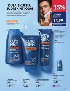 AVON leidinys galioja nuo 2026.07.01 | Puslapis: 153 | Prekių: Balzamas, Šampūnas, Kremas, Dušo želė