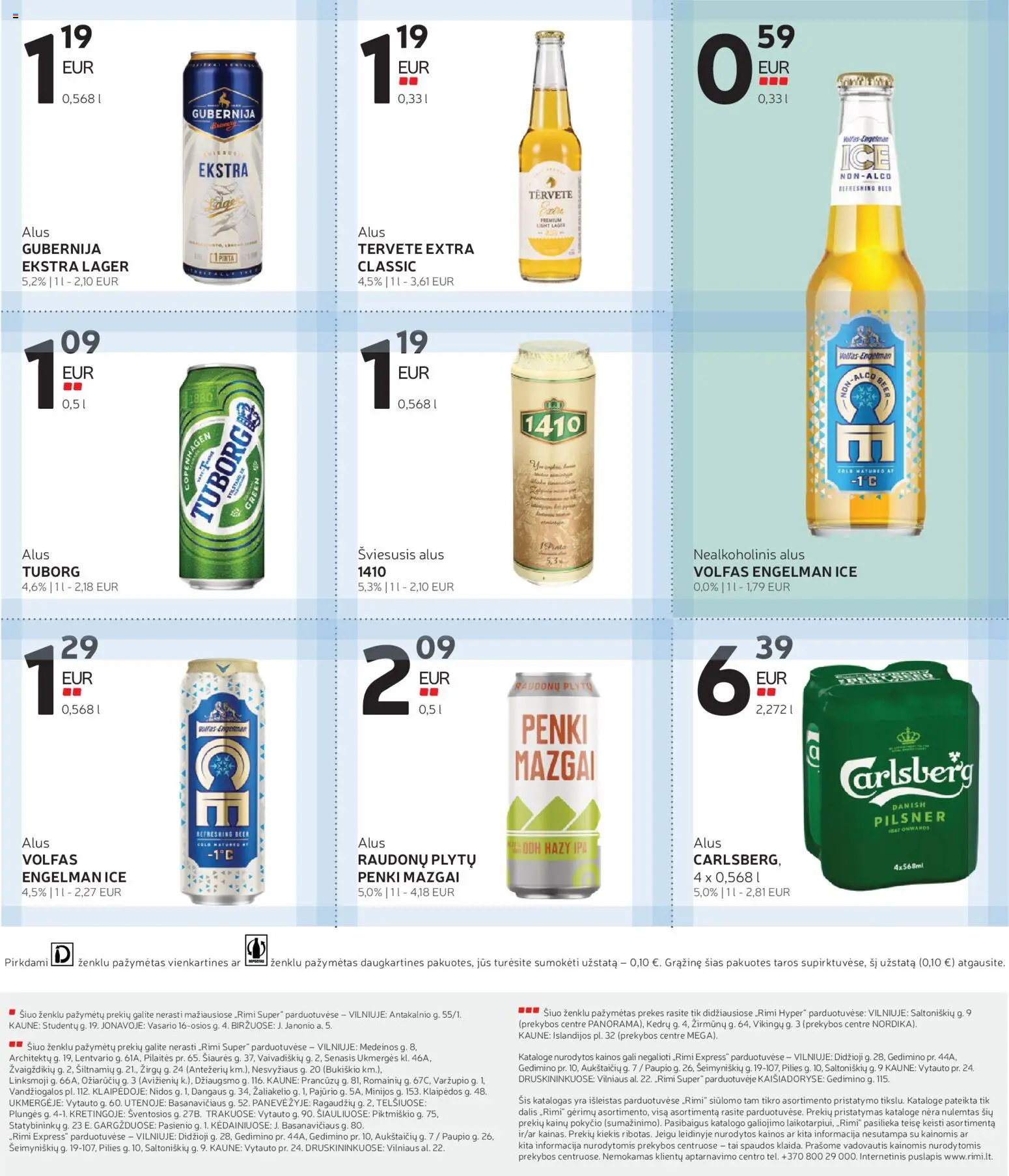 Rimi akcijos nuo 2026.07.28 | Puslapis: 12 | Prekių: Nealkoholinis alus, Alus