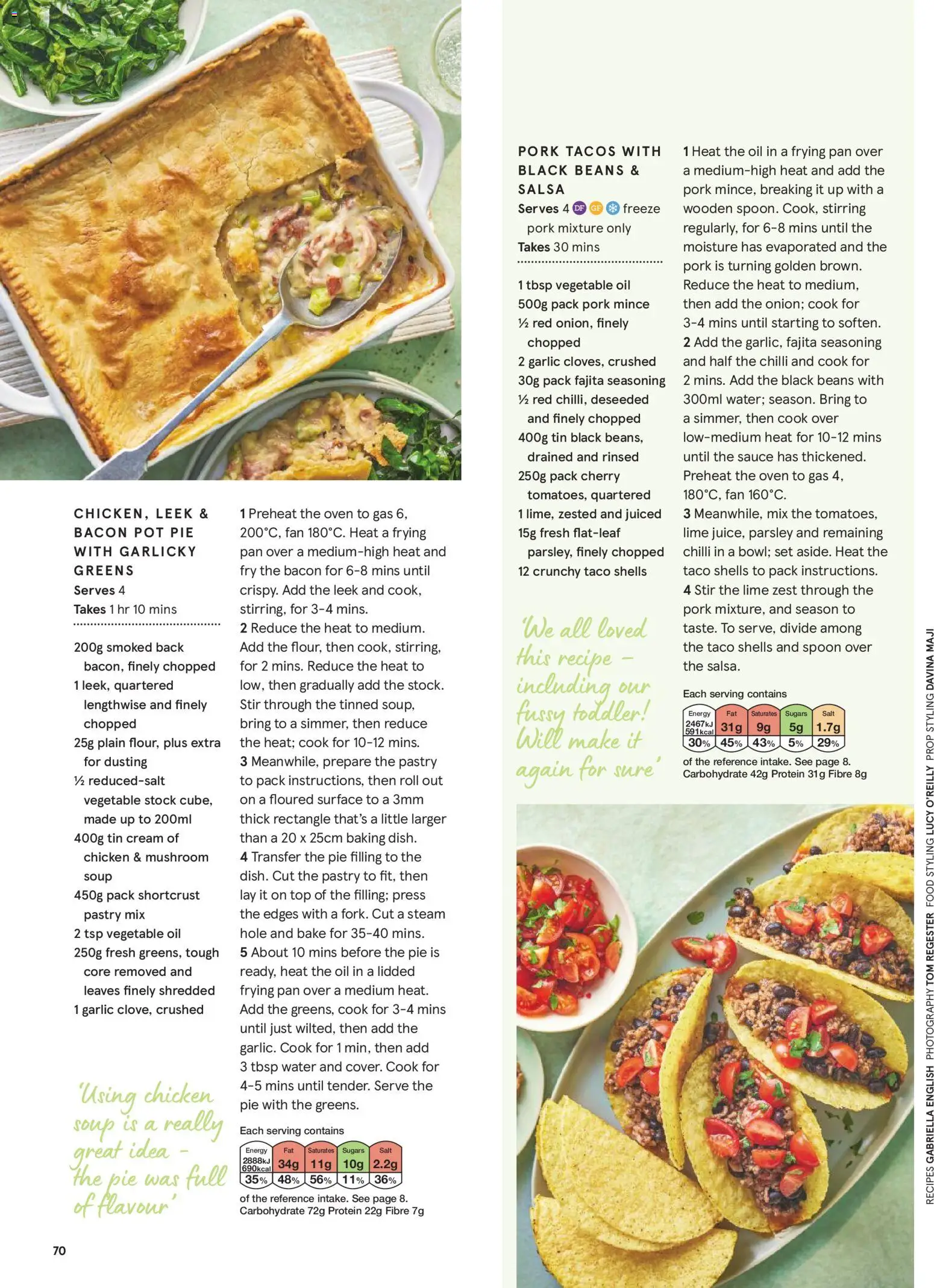 {H1} | Page: 70 | Products: Garlic, Chilli, Oil, The oven