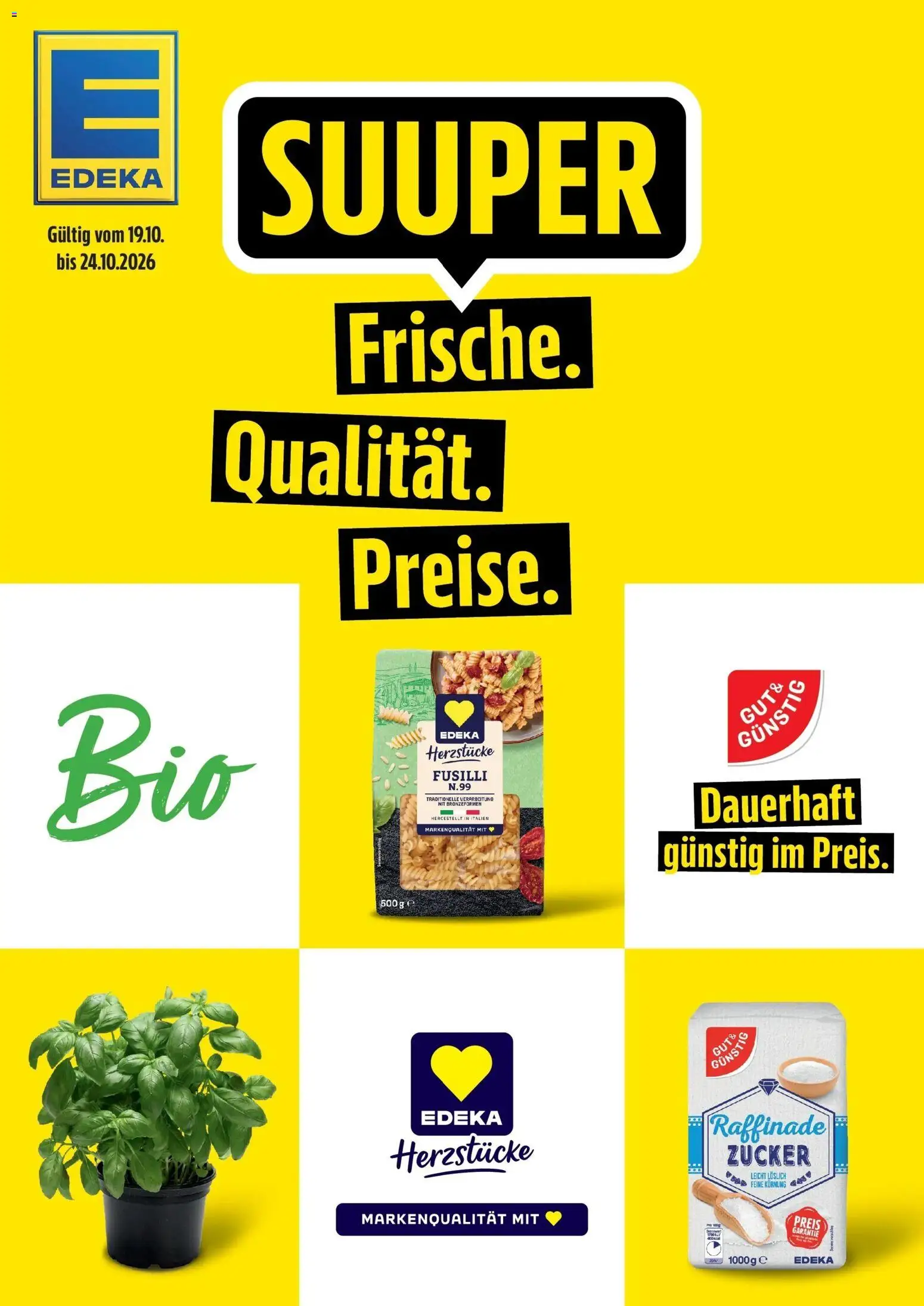 Edeka Prospekt Güstrow (ab 19.10.2026) » Angebote Online | Seite: 1 | Produkte: Zucker