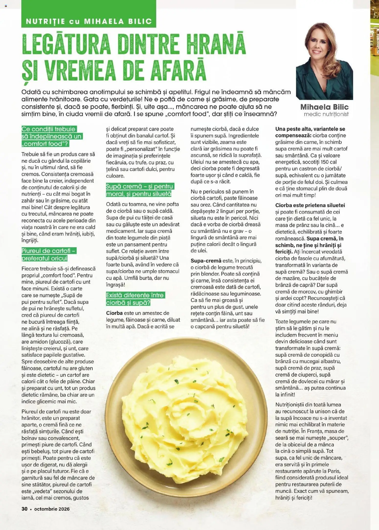 Noul catalog Mega Image – valabil de la 01.10.2026 | Pagină: 30 | Produse: Cremă, Amestec, Legume, Plus