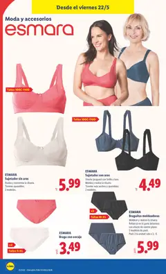Vista previa ESMARA Braga con encaje, Braga con encaje válido desde el 18.05.2026 | Página: 22 | Productos: Braga