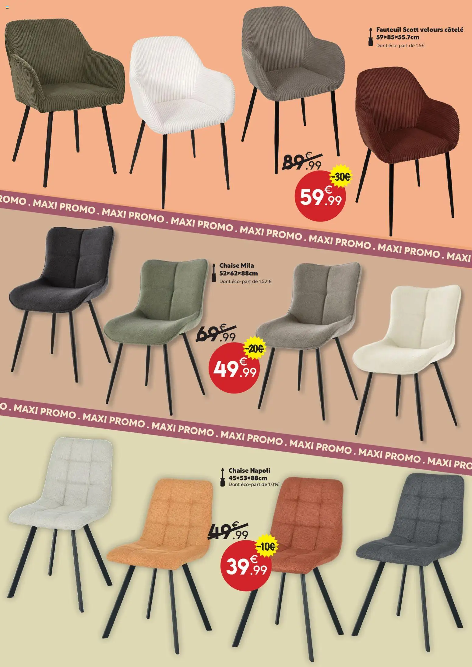 {H1} | Page: 11 | Produits: Fauteuil, Chaise
