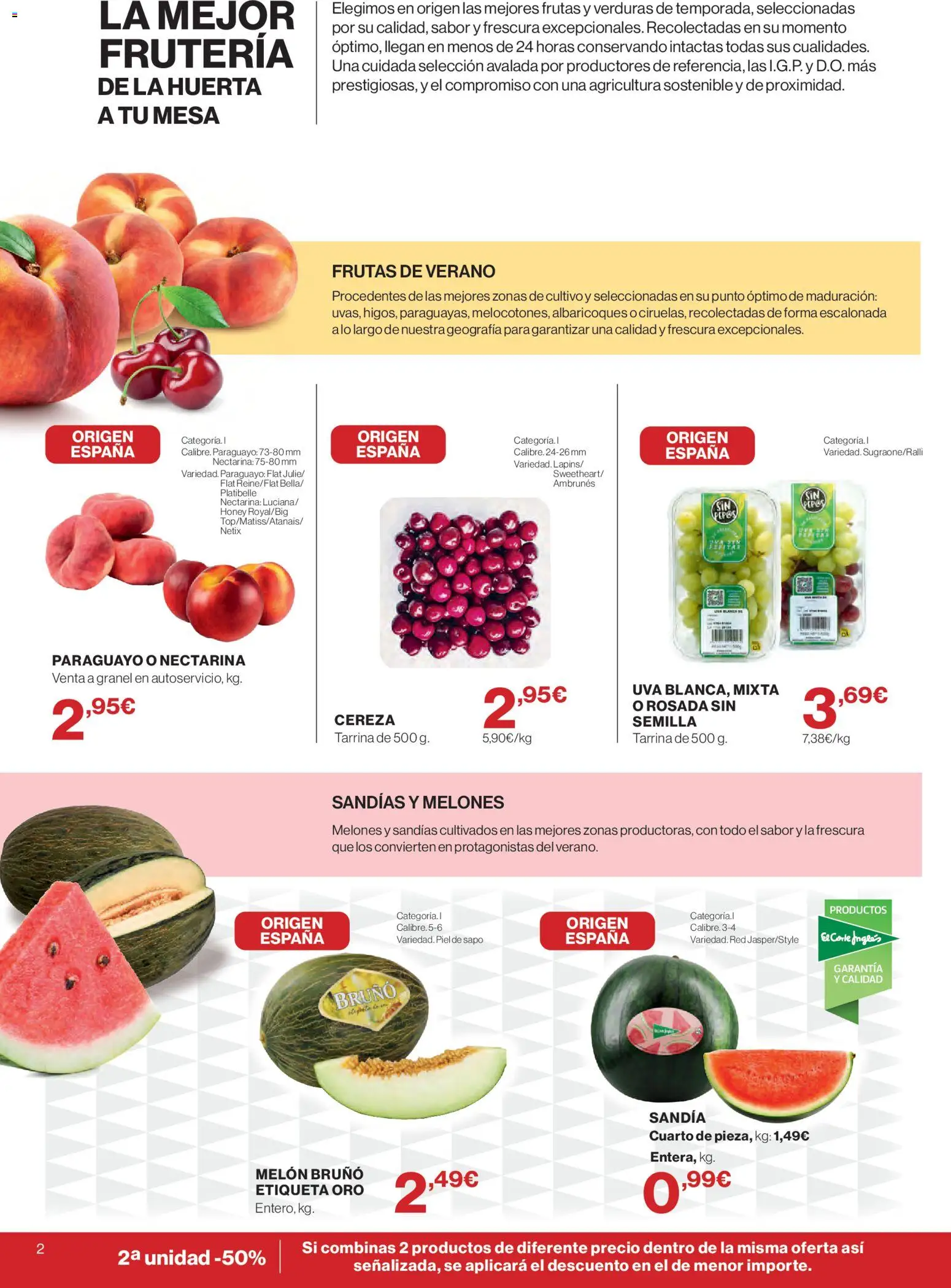 El Corte Inglés ofertas │ válido desde el 16/07/2026 | Página: 2 | Productos: Φορτιστής, Sandía, Mesa