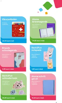 AVA folder - Voorbeeld van een folder van AVA, geldig van 10/06/2026 | Pagina: 13 | Producten: Kleurpotloden
