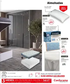 Vista previa Conforama Camitis válido desde el 06/08/2026 | Página: 59 | Productos: Gel refrescante, Espuma, Cama, Almohada