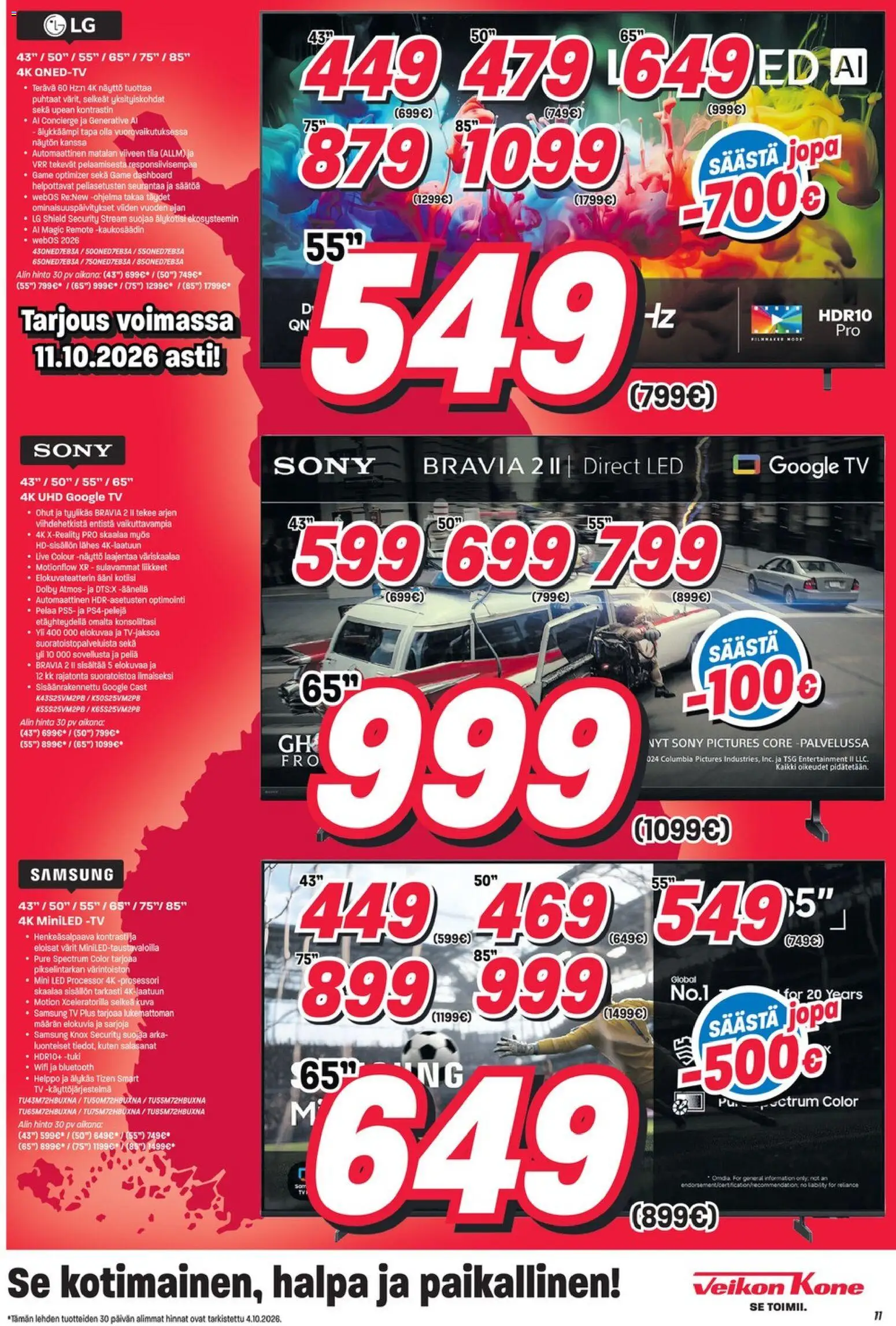 Veikon Kone tarjoukset – voimassa 05/10/2026 alkaen | Sivu: 11