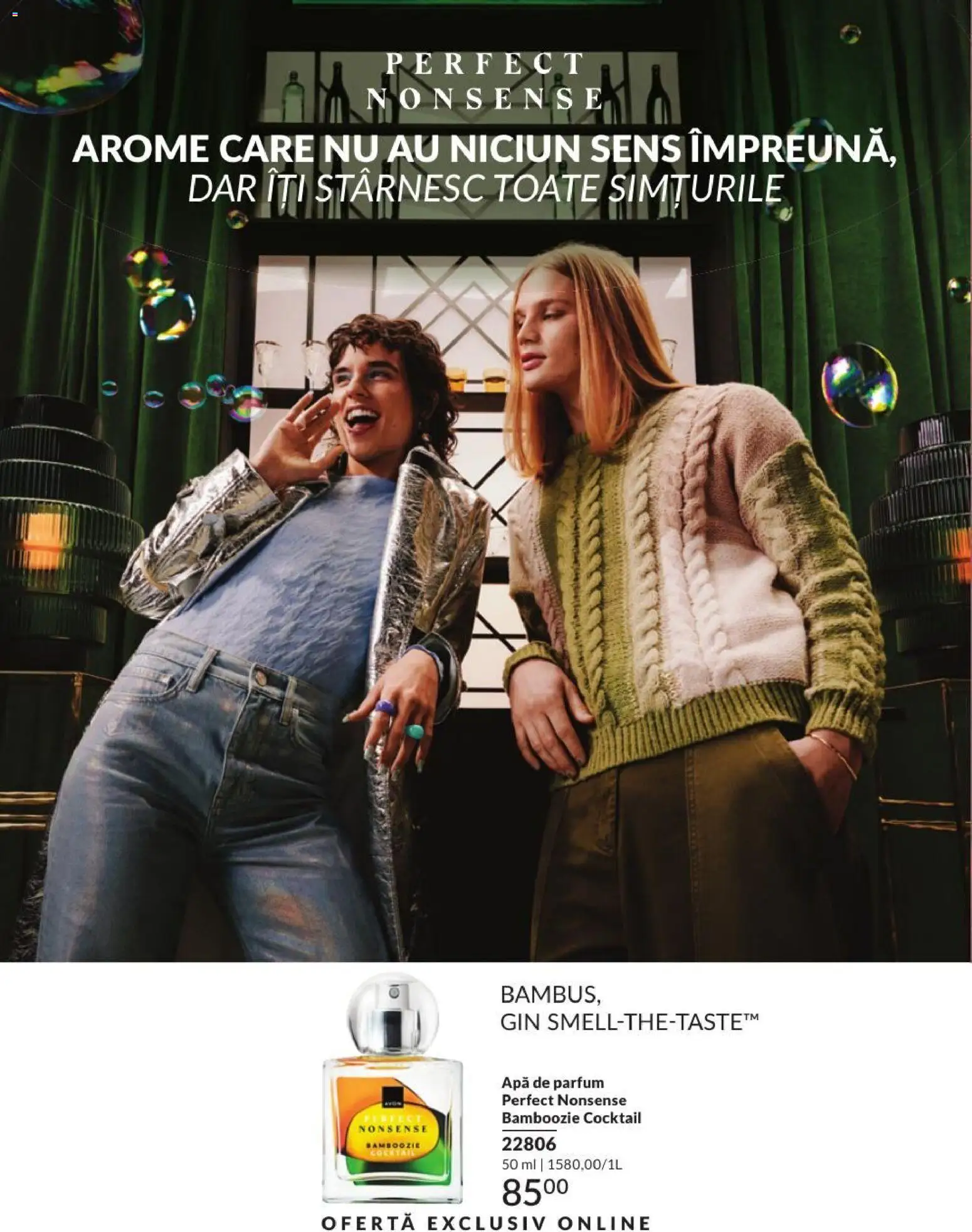 Noul catalog Avon – valabil de la 01.08.2026 | Pagină: 182 | Produse: Apă de parfum, Parfum, Gin, Apă