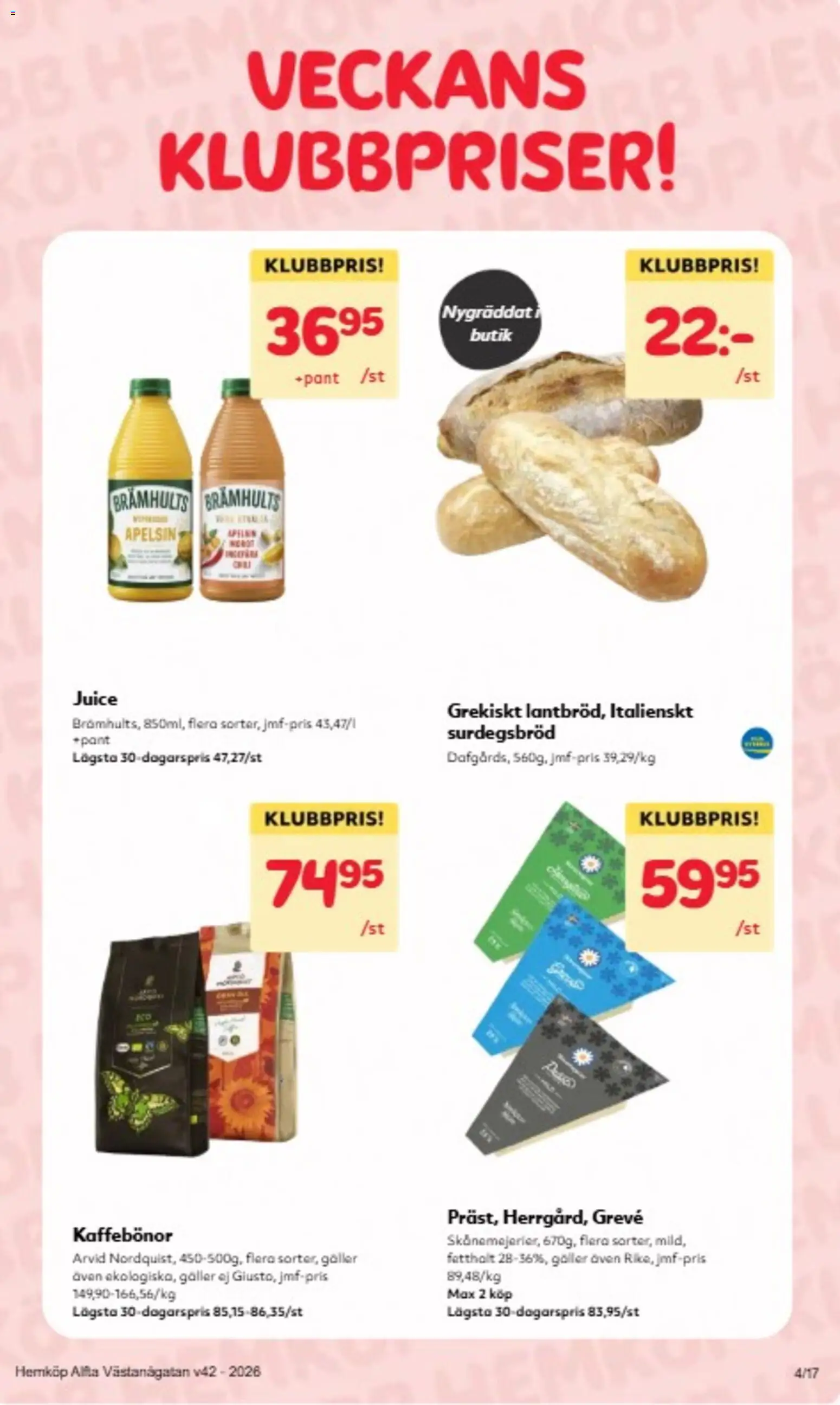 Hemköp reklamblad aktuell från 12/10/2026 | Sida: 4