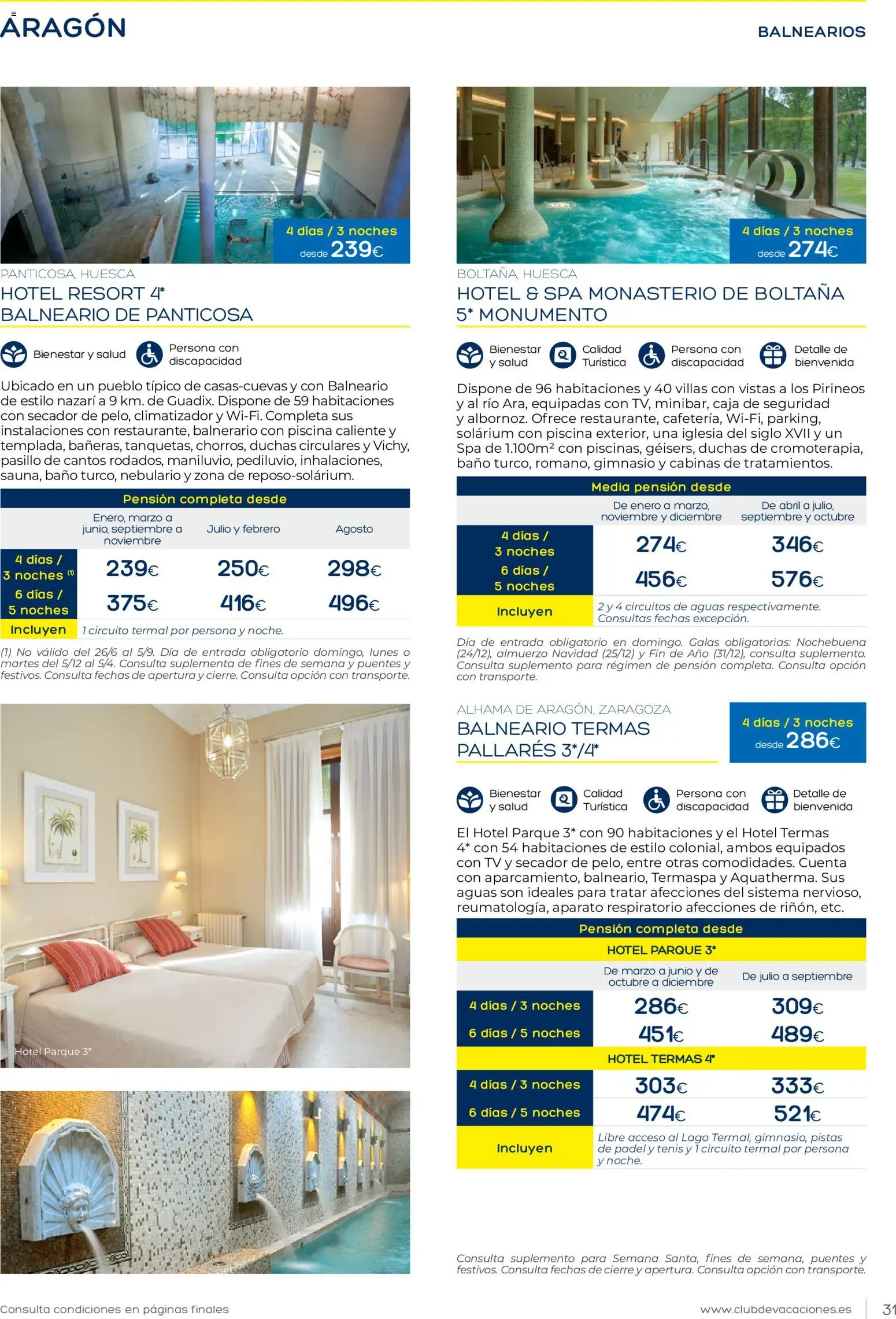 Viajes El Corte Inglés Club de Vacaciones │ válido desde el 01.02.2026 | Página: 31 | Productos: Caja, Baño