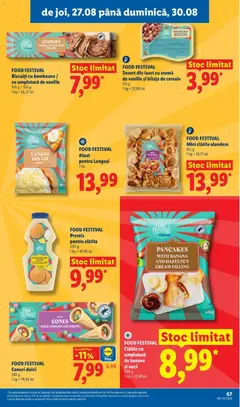 Ofertele Lidl valabile de la 24.08.2026 | Pagină: 67 | Produse: Banane, Nuci, Desert, Plus