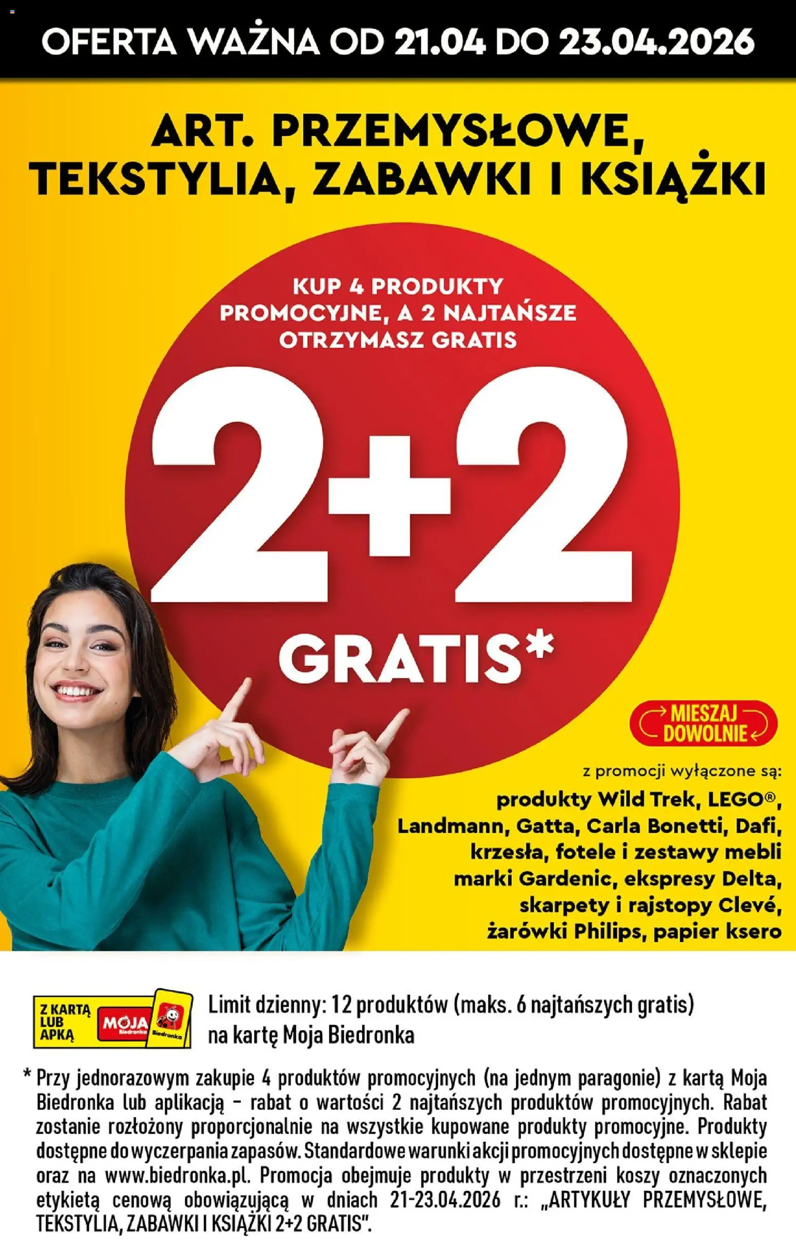 Biedronka gazetka od czwartku od 23.04.2026 | Strona: 88 | Produkty: Karta, Skarpety, Książki, Żarówki