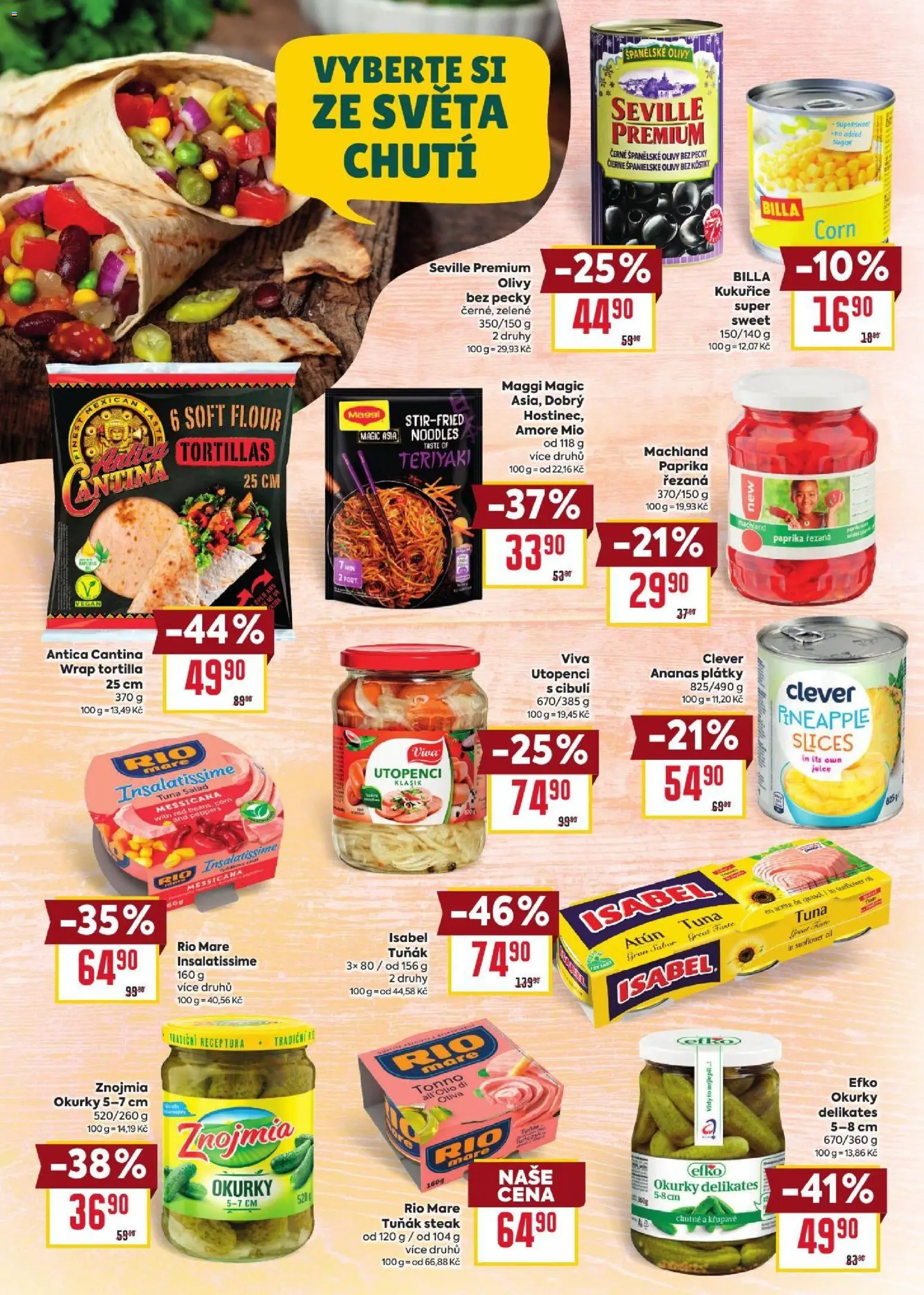 Billa leták - Podzimní nápoje od 09.09.2026 | Strana: 10 | Produkty: Vegan, Maggi, Rio mare, Clever