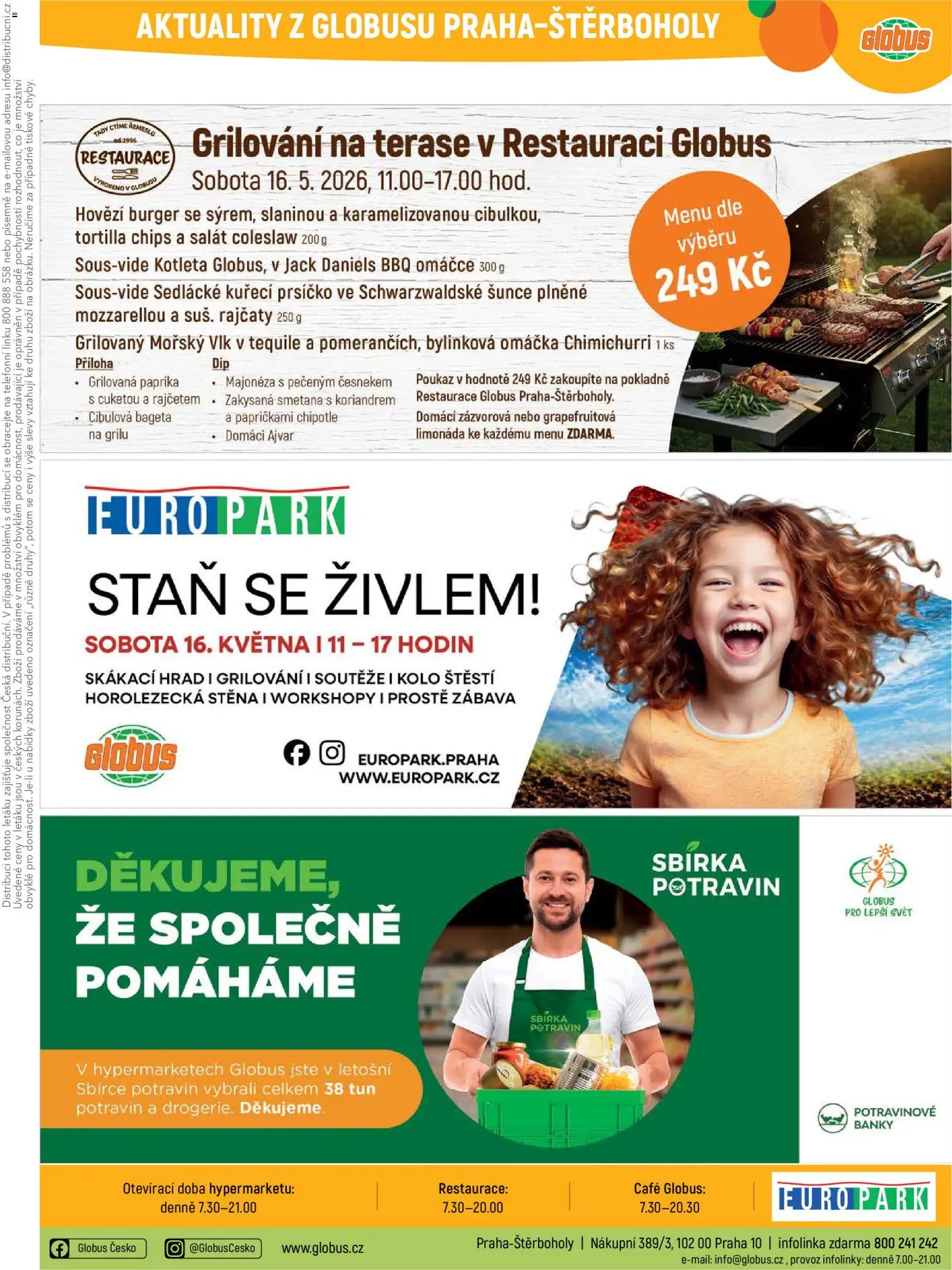 Globus leták - Praha-Štěrboholy od 06.05.2026 | Strana: 34 | Produkty: Grilování, Hovězí burger, Majonéza, Tortilla
