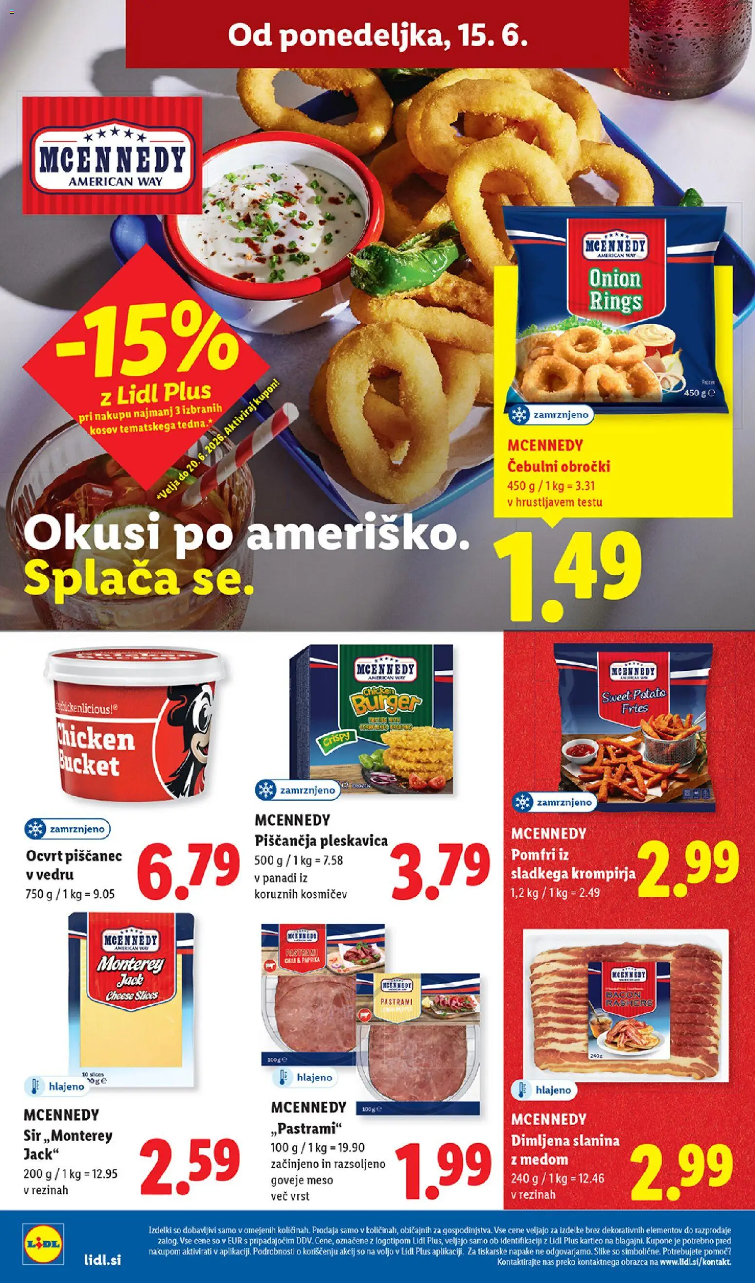 Novi Lidl katalog ponudbe – veljaven od 11.06.2026 | Stran: 58 | Izdelki: Paprika, Slanina, Sir, Goveje meso