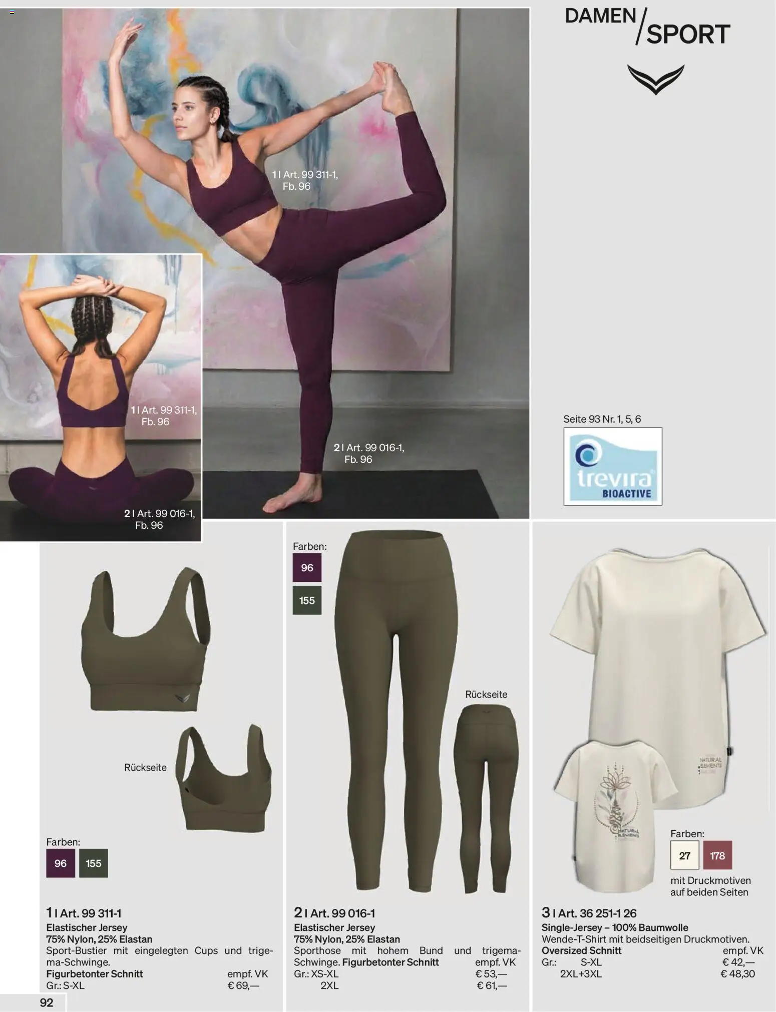 Trigema Prospekt – gültig ab 01.02.2026 | Seite: 92 | Produkte: Sporthose