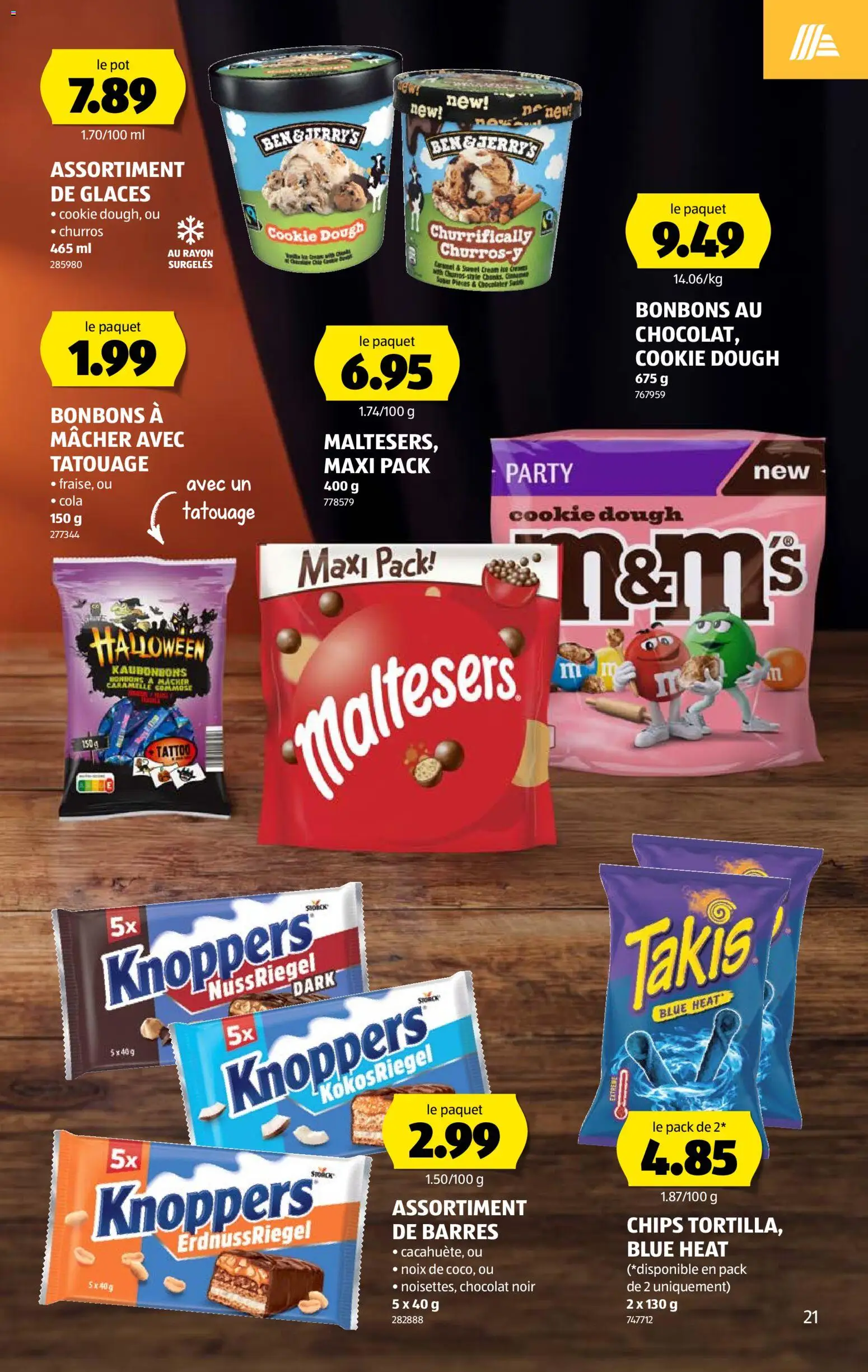 Aldi aktionen FR – gültig ab 08.10.2026 | Seite: 21 | Produkte: Chips