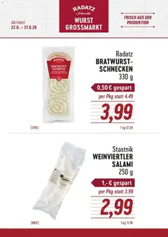 Radatz Flugblatt ab 22.06.2026 gültig