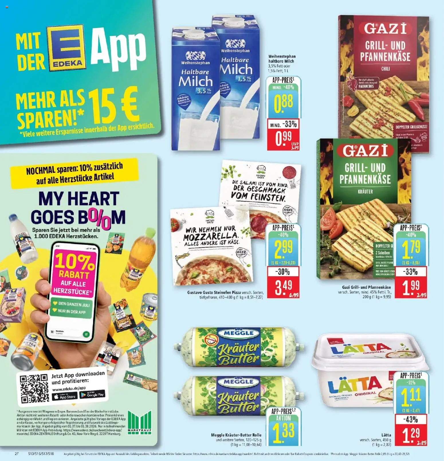 Marktkauf Prospekt Böblingen – gültig ab 06.07.2026 | Seite: 2 | Produkte: Grill, Eier, Haltbare milch, Pizza