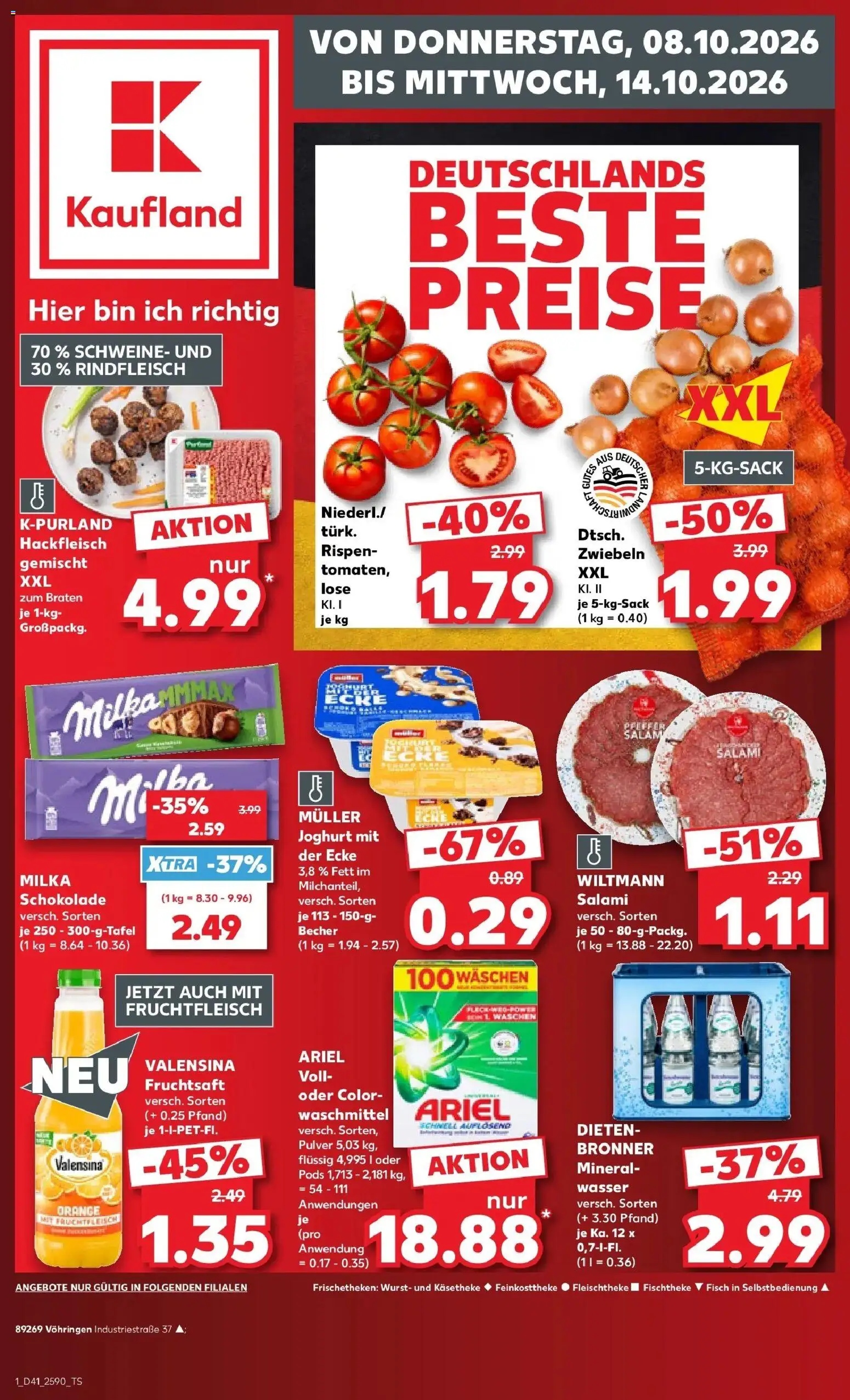 Prospekt Kaufland ab 08.10.2026 » Angebote Online zum Blättern | Seite: 1