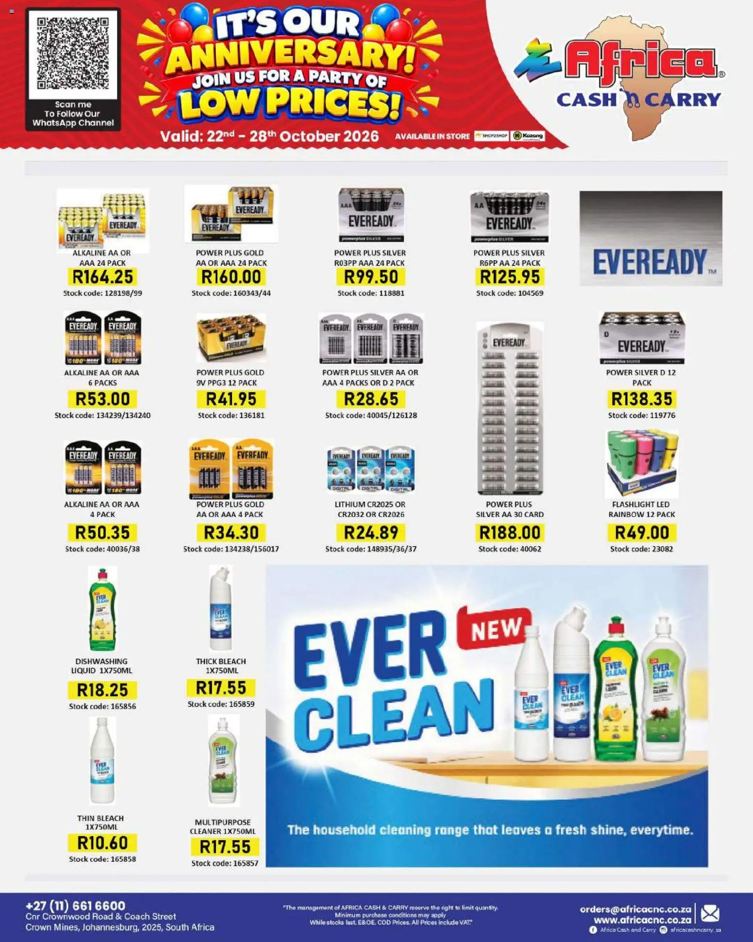 New Africa Cash & Carry catalogue – valid from 22/10/2026 | Page: 100