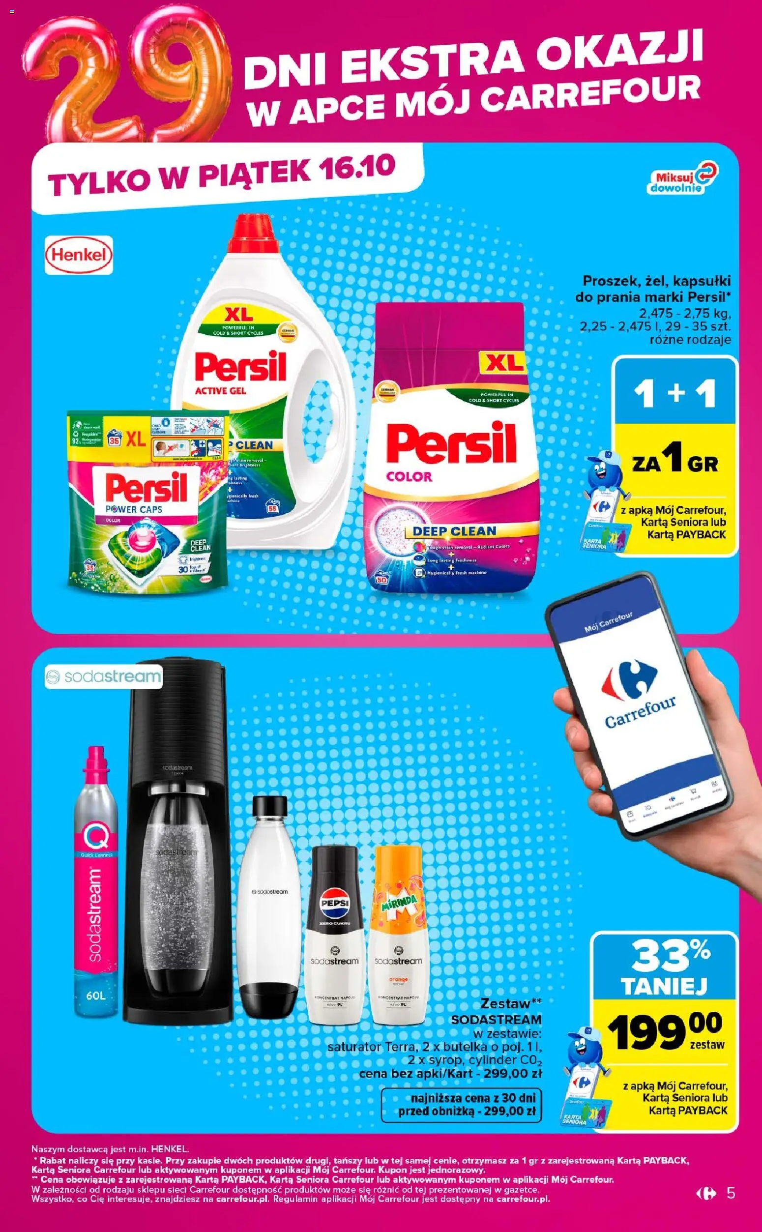 Carrefour gazetka - Market od 12.10.2026 | Strona: 5 | Produkty: Karta, Kapsułki, Persil, Pepsi mirinda
