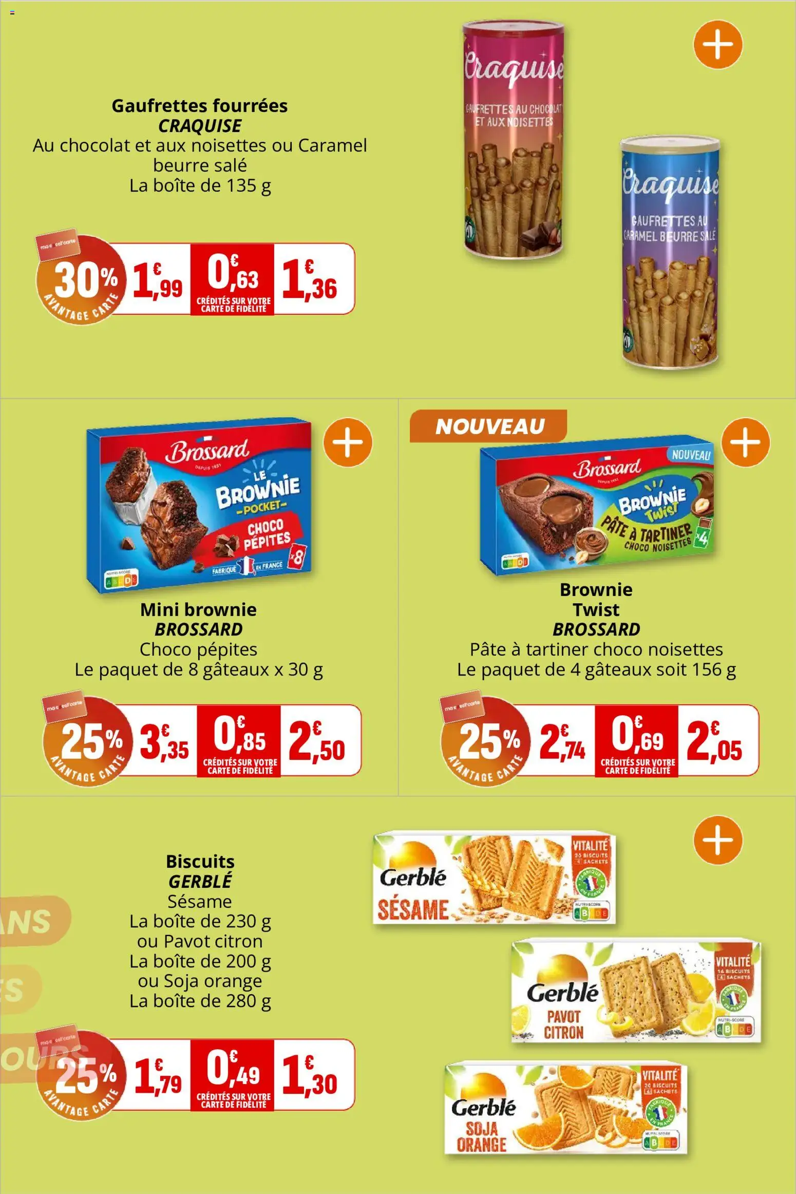 {H1} | Page: 15 | Produits: Sésame, Beurre, Pâte, Biscuits