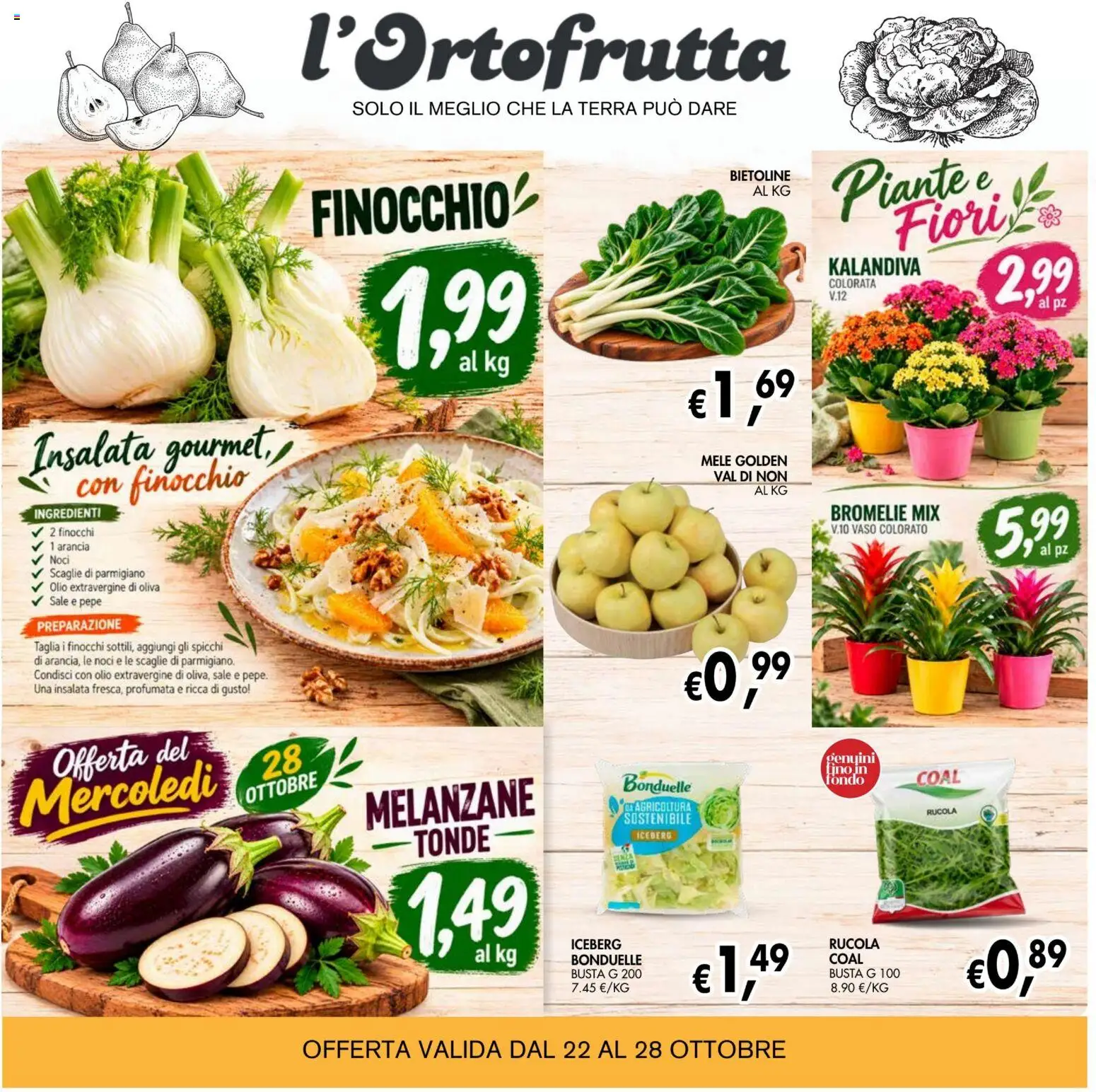 Volantino Coal del 22/10/2026 | Pagina: 4 | Prodotti: Olio extravergine di oliva, Insalata, Pepe, Terra