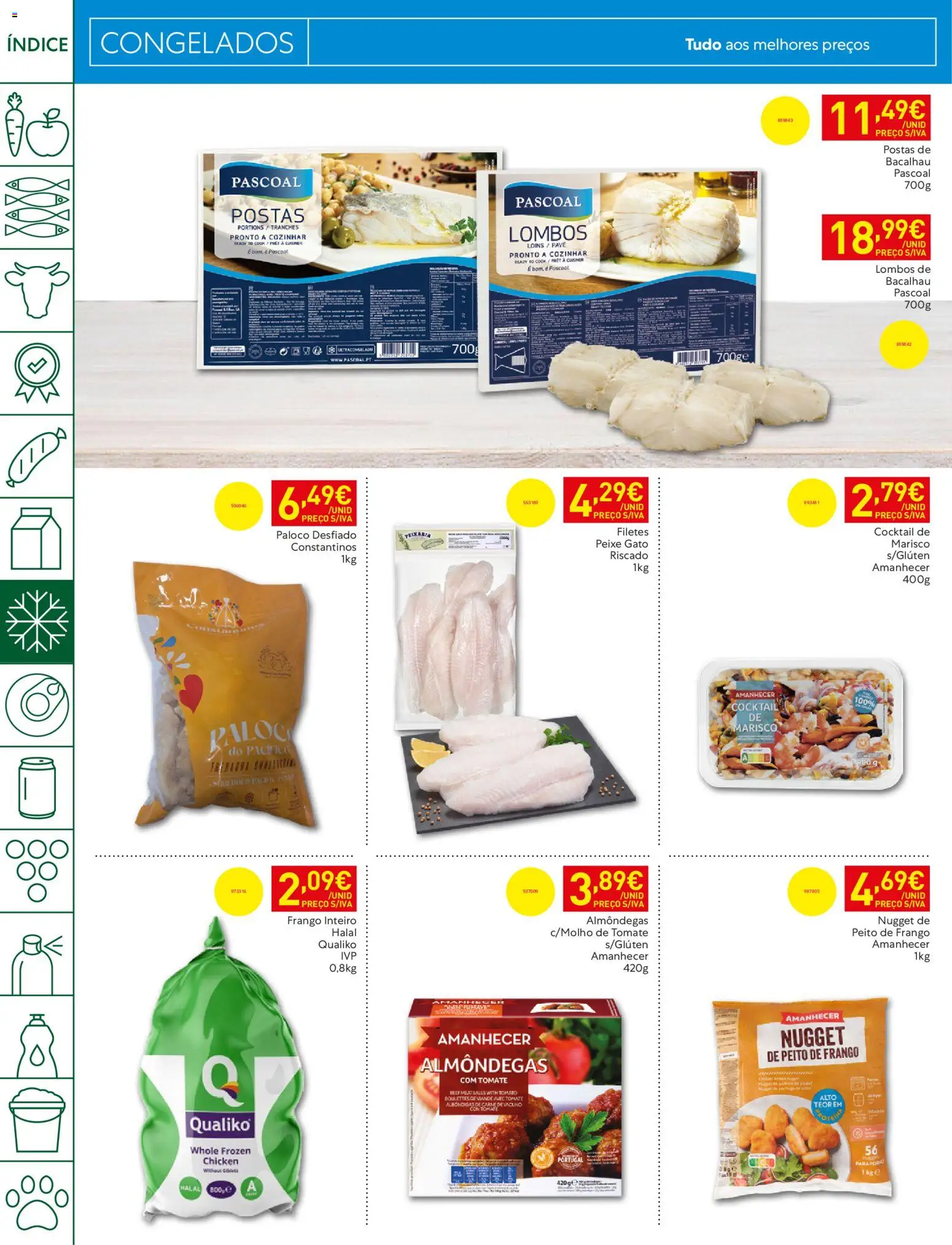Recheio folheto │ válido de 09.06.2026 | Página: 16 | Produtos: Peito de frango, Frango, Peixe, Carne