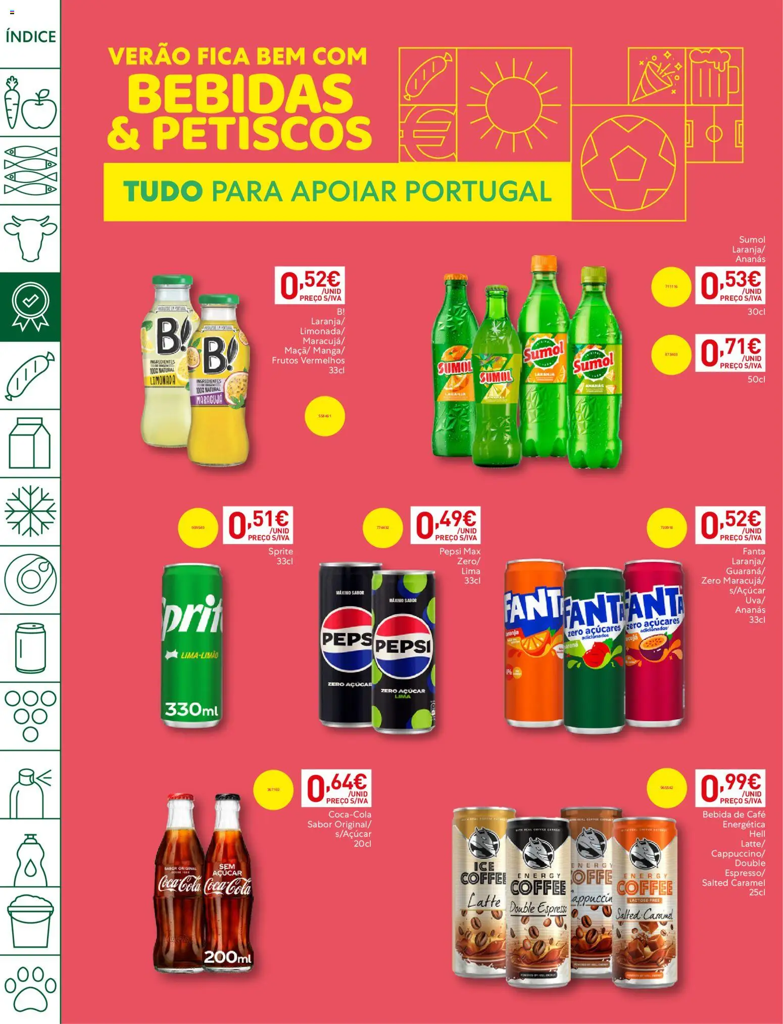 Recheio folheto │ válido de 09.06.2026 | Página: 8 | Produtos: Fanta, Café, Açúcar, Bebida