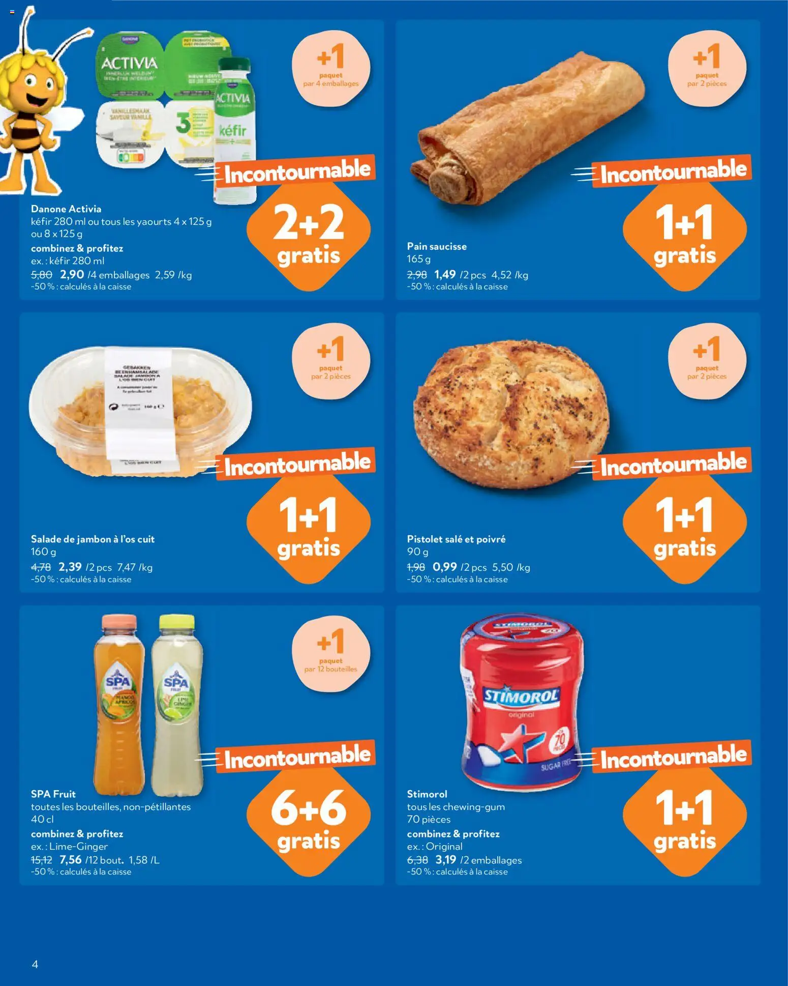 {H1} | Pagina: 4 | Producten: Salade, La, Kefir, Fruit