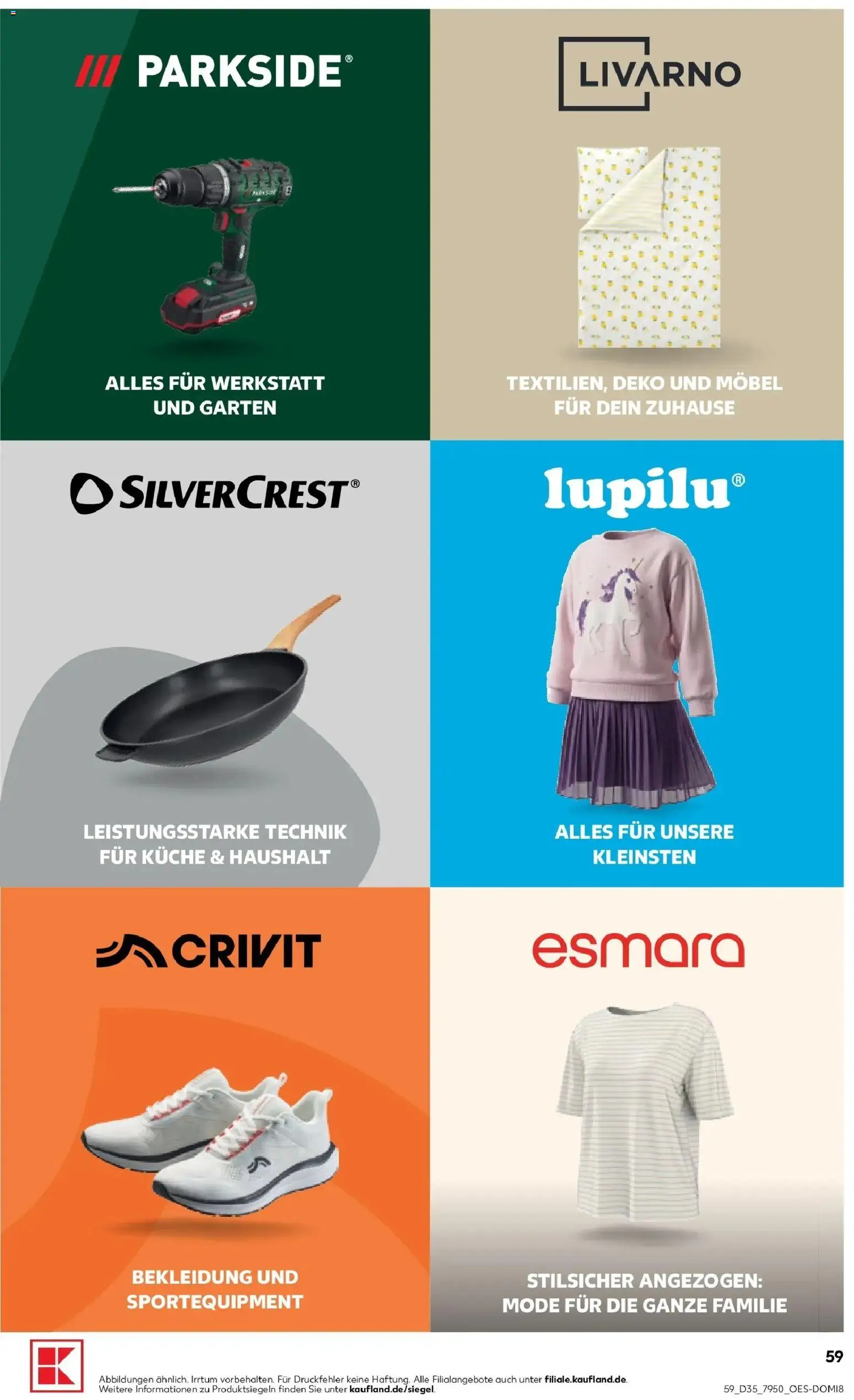 Prospekt Kaufland ab 24.08.2026 » Angebote Online zum Blättern | Seite: 70 | Produkte: Küche, Bekleidung