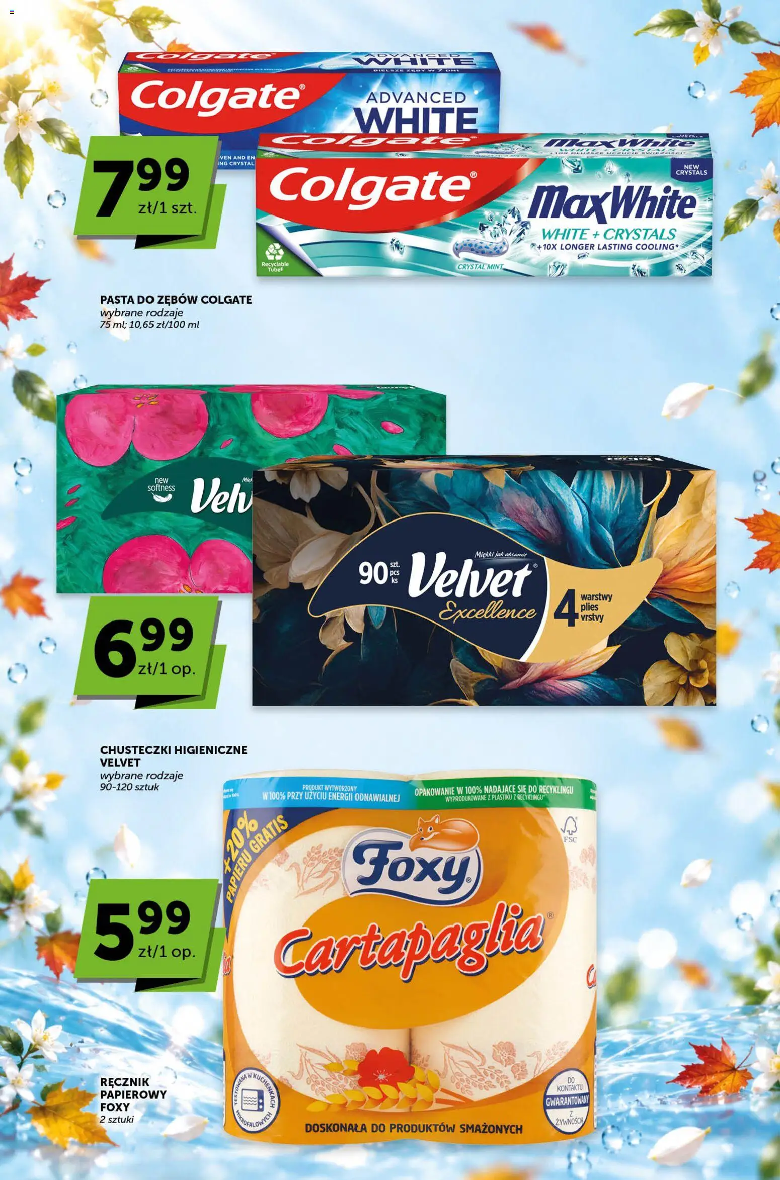 Euro Sklep gazetka - Sprawdź, co więcej od 01.10.2026 | Strona: 7 | Produkty: Chusteczki, Chusteczki higieniczne, Pasta, Pasta do zębów