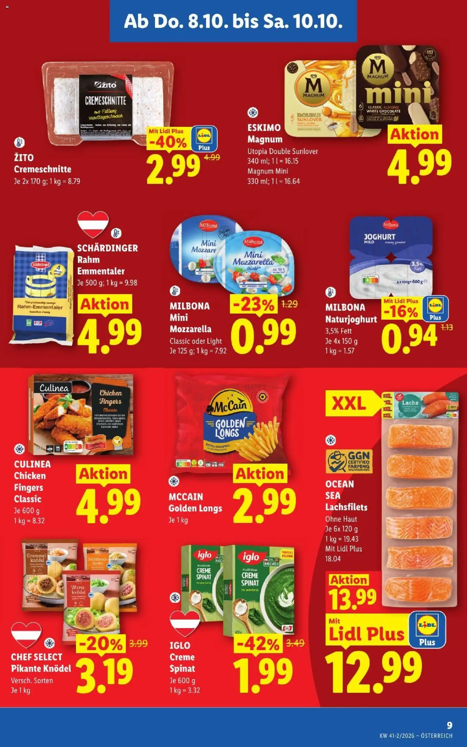 Lidl Flugblatt gültig ab 08.10.2026 | Seite: 11 | Produkte: Creme, Joghurt
