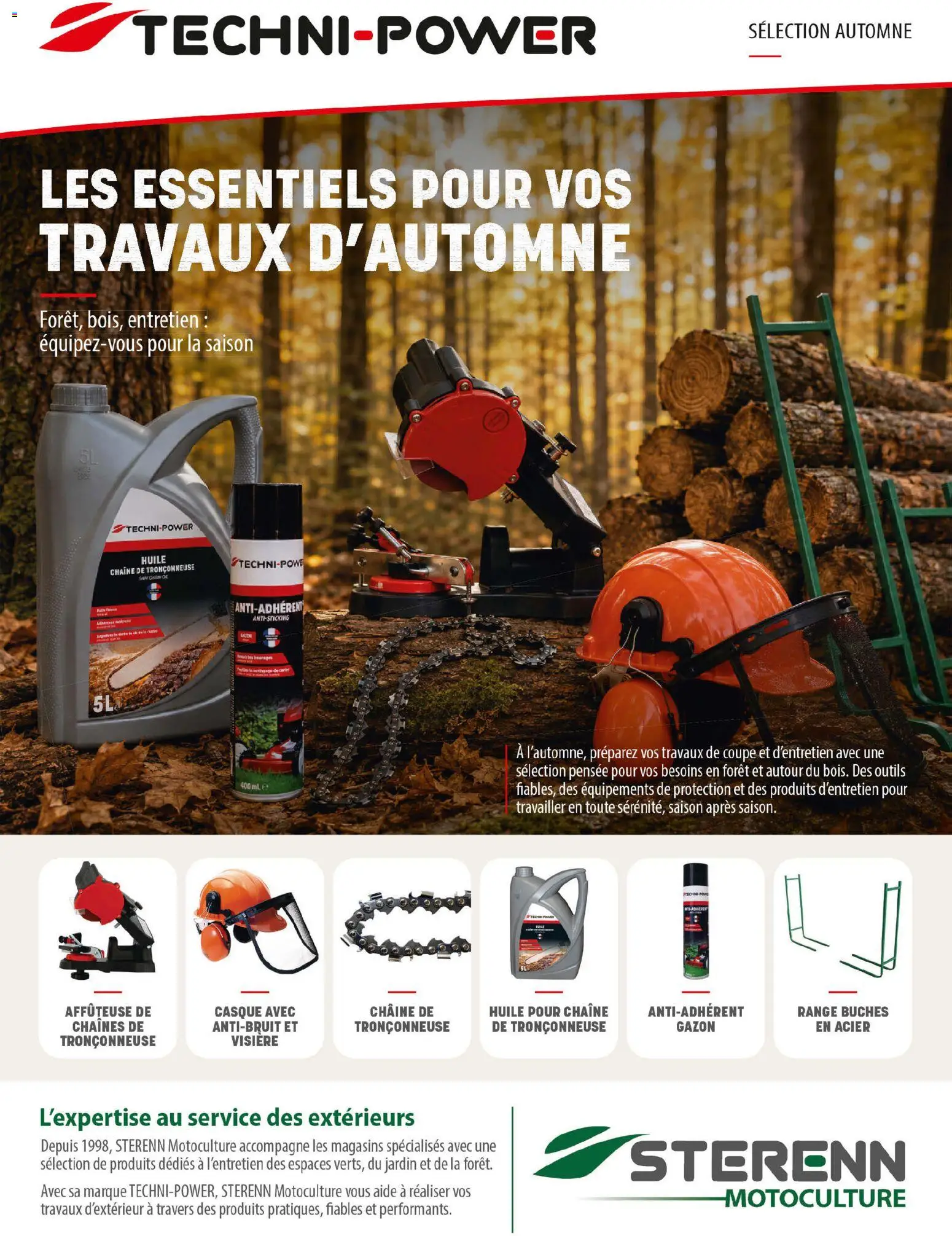 {H1} | Page: 11 | Produits: Tronçonneuse, Outils, Gazon, Casque