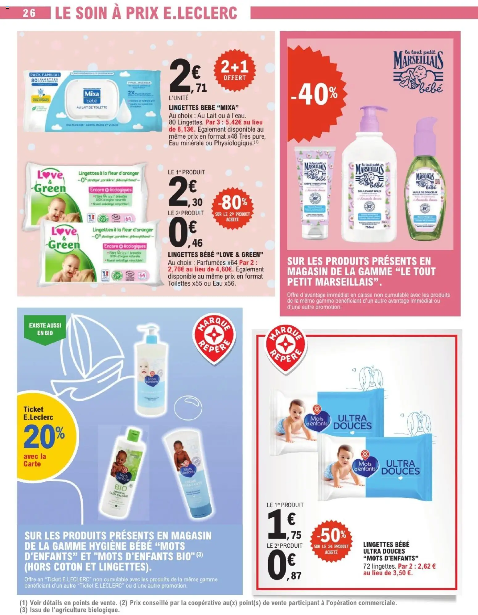 {H1} | Page: 26 | Produits: Coton, Toilettes, Lait, Huile
