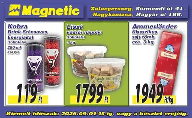 Magnetic Aktuális óriásplakátok - amely érvényes a következő dátumtól: 2026.09.01.