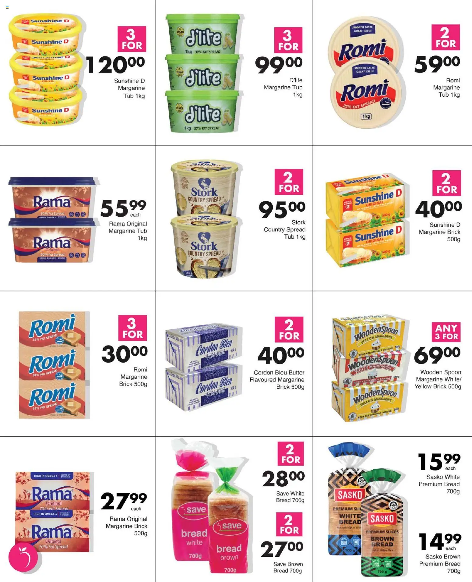 New Save catalogue – valid from 29/09/2026 | Page: 10 | Products: Spread, Butter, Margarine, Fat spread