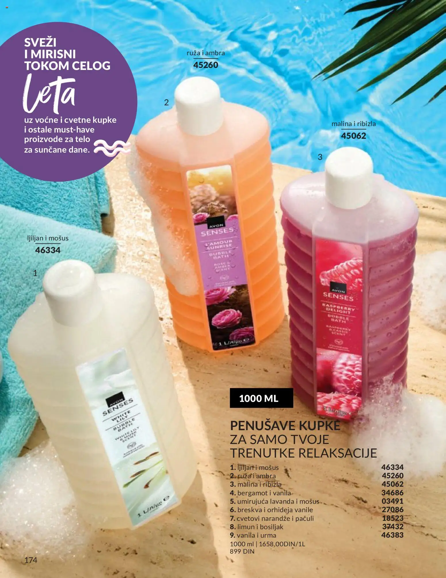AVON katalog - važi od 01.06.2026 | Strana: 174 | Proizvode: Malina, Limun, Narandže, Orhideja