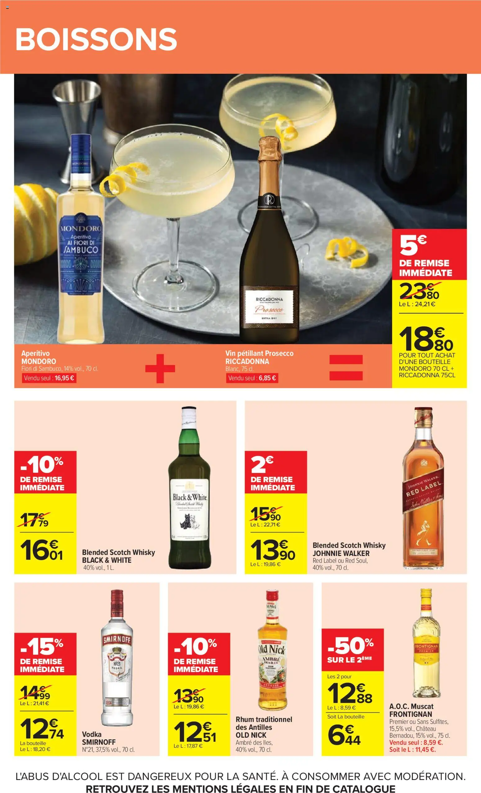 {H1} | Page: 38 | Produits: Vodka, Whisky, Boissons, Vin