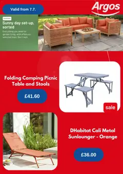 Preview of Argos catalogue valid from 07/07/2026 | Page: 2 | Products: Table, Orange