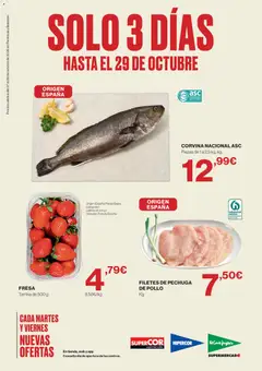 Vista previa Hipercor Solo 3 días válido desde el 27/10/2026