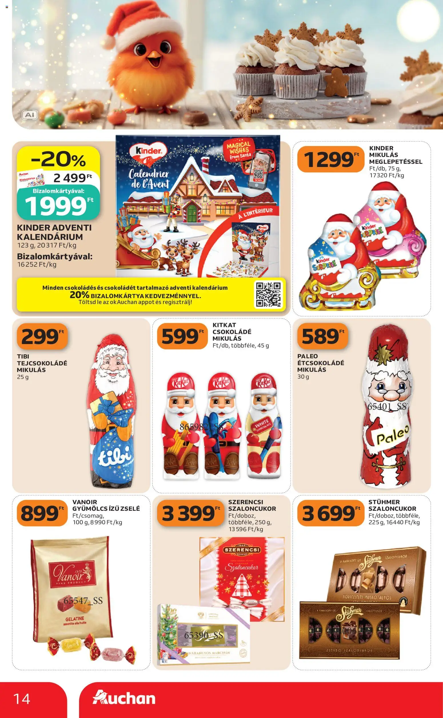 Auchan akciós ujság - amely érvényes a következő dátumtól: 2026.10.29. | Oldal: 14