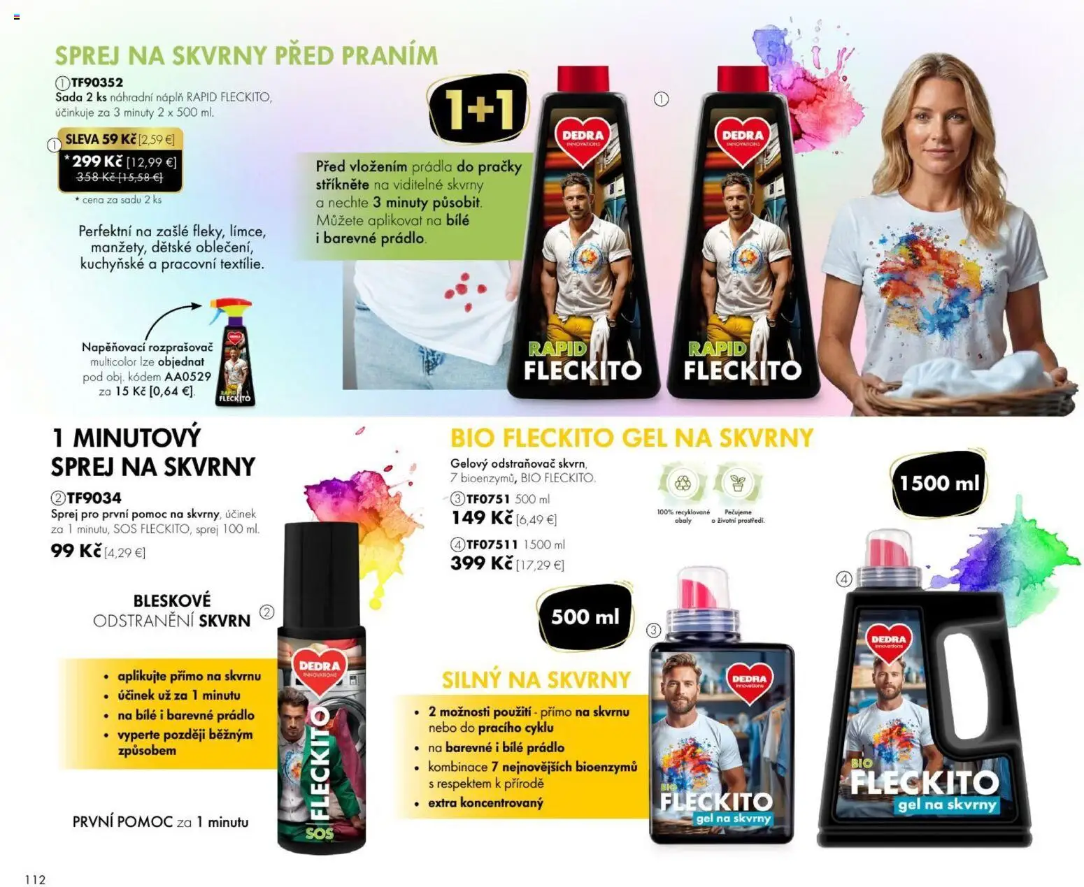 Nové Dedra akcie – leták je platný od 01.08.2026 | Strana: 12 | Produkty: Práčky