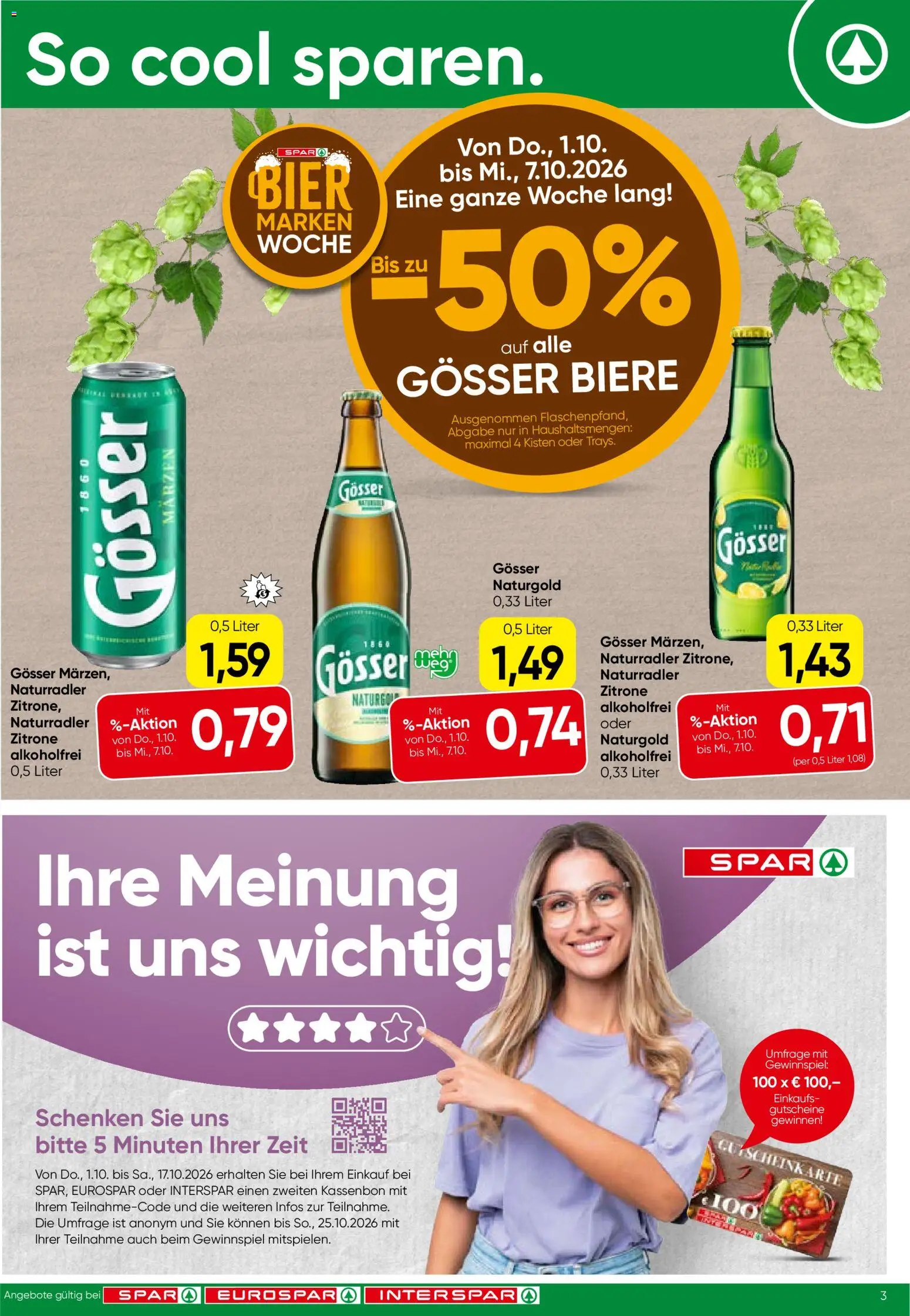 Spar Broschüre gültig ab 01.10.2026 | Seite: 3